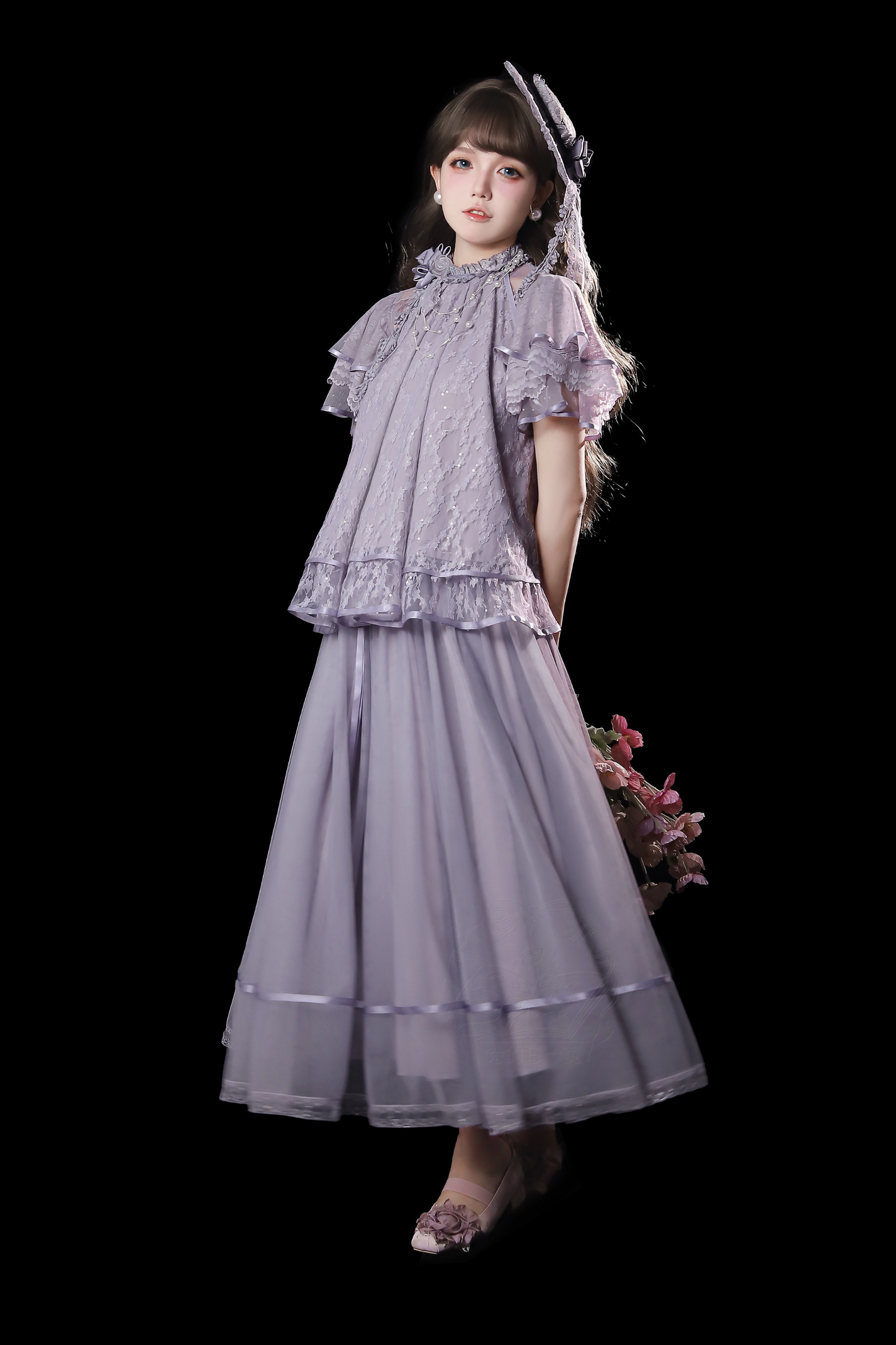 [Pre-order] Retro Elegant Inner + Top + Skirt + Accessories
