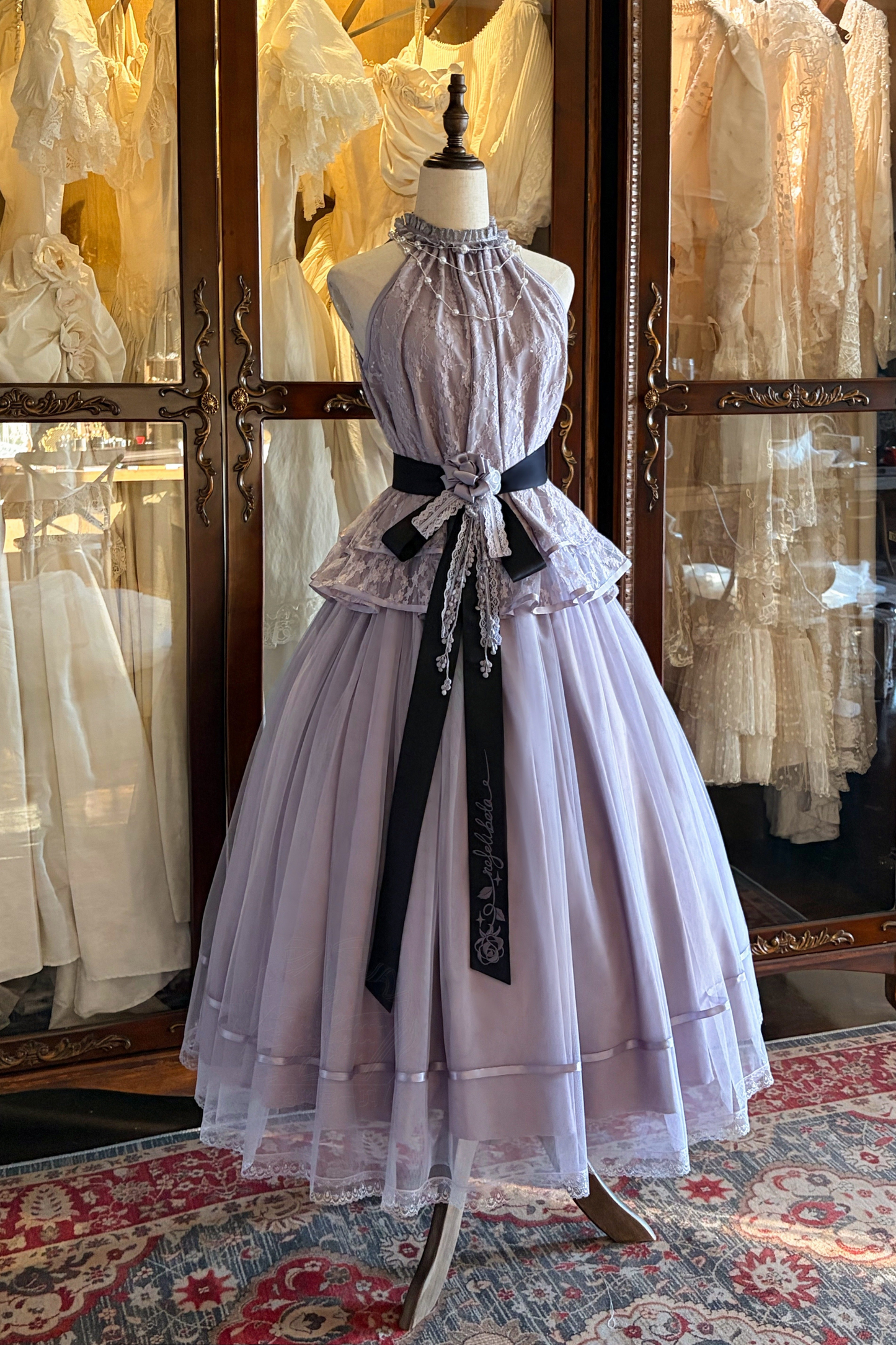 [Pre-order] Retro Elegant Inner + Top + Skirt + Accessories