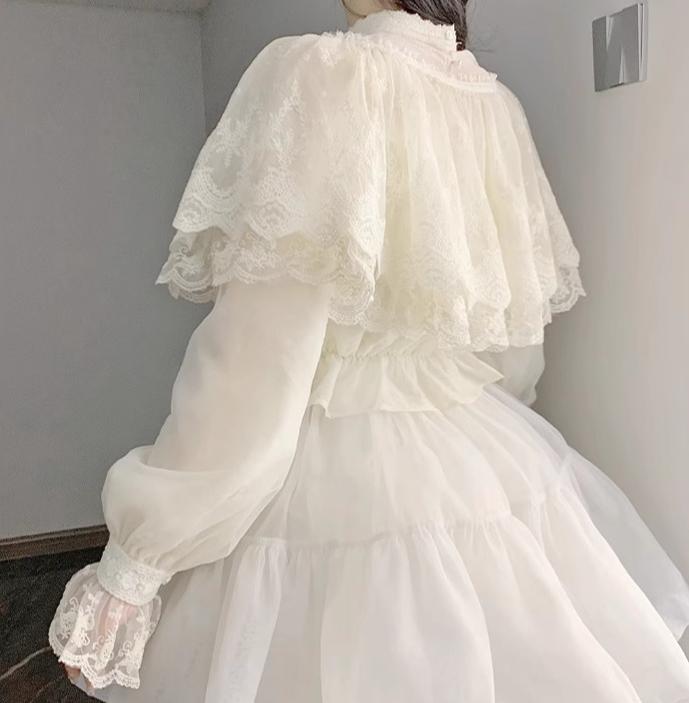 Classic Lolita Shawl 3-Color Versatile Spring Innerwear
