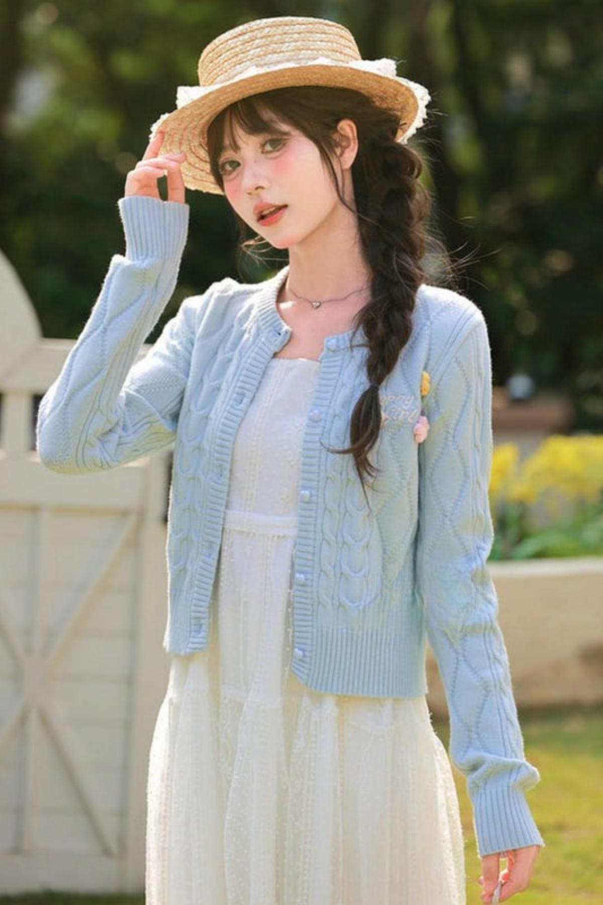 Sweet Retro Knit Cardigan