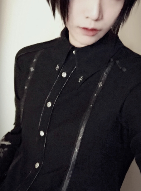 Gothic Lolita Blouse Ouji Fashion Lolita Shirt Long Sleeve