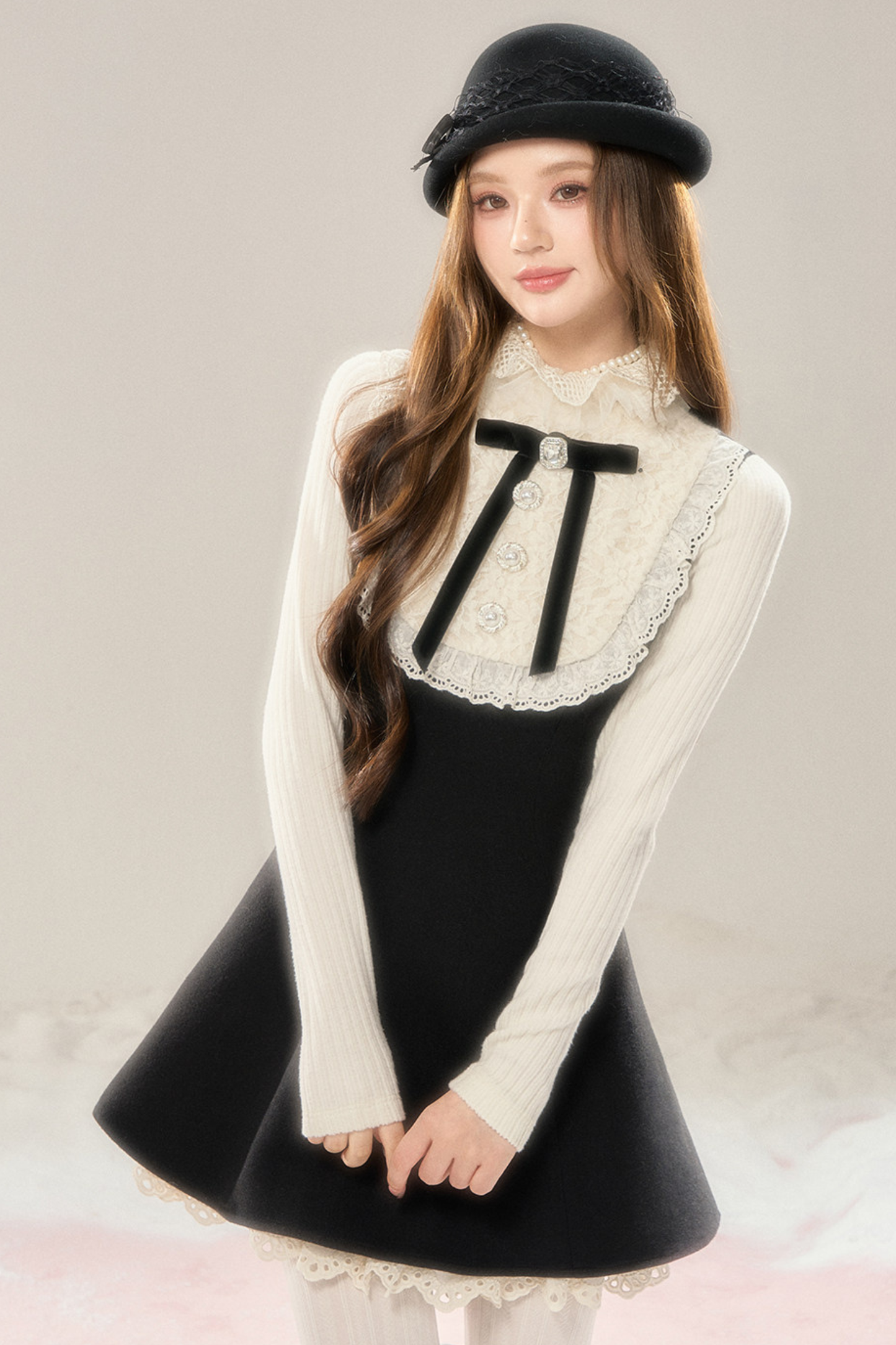 French Doll Style Flare Dress