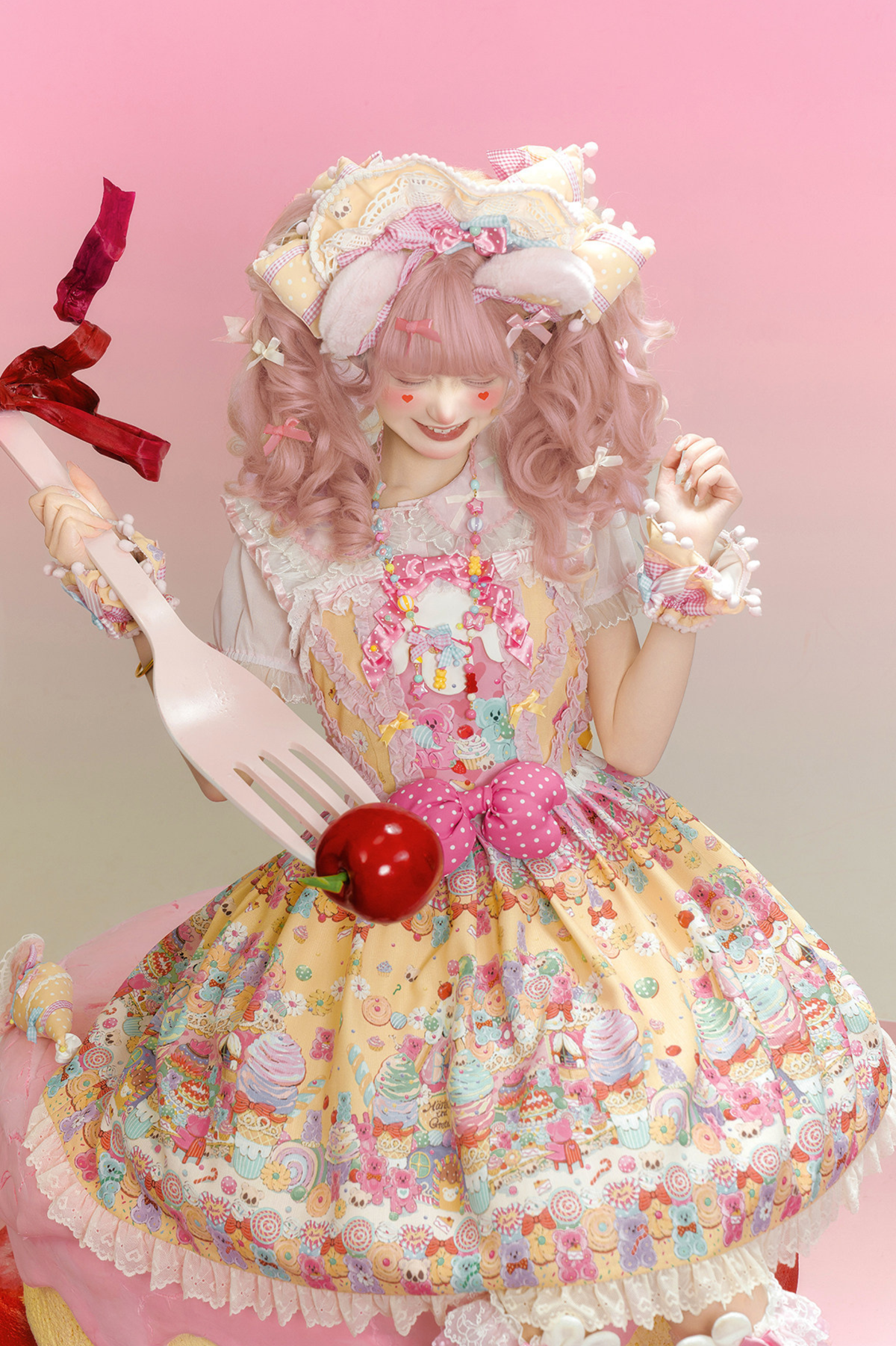 Sweetheart Candy Suspender Skirt + Jumper Skirt