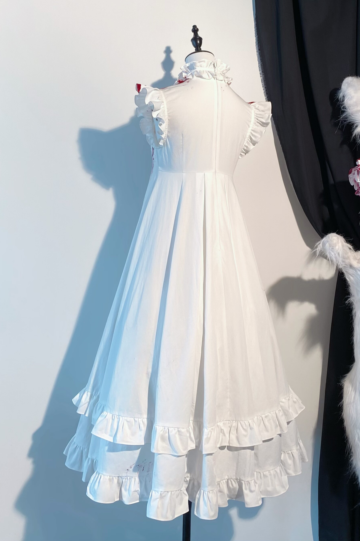 Pure Blood Lolita Dress + Headband + Brooch + Hat