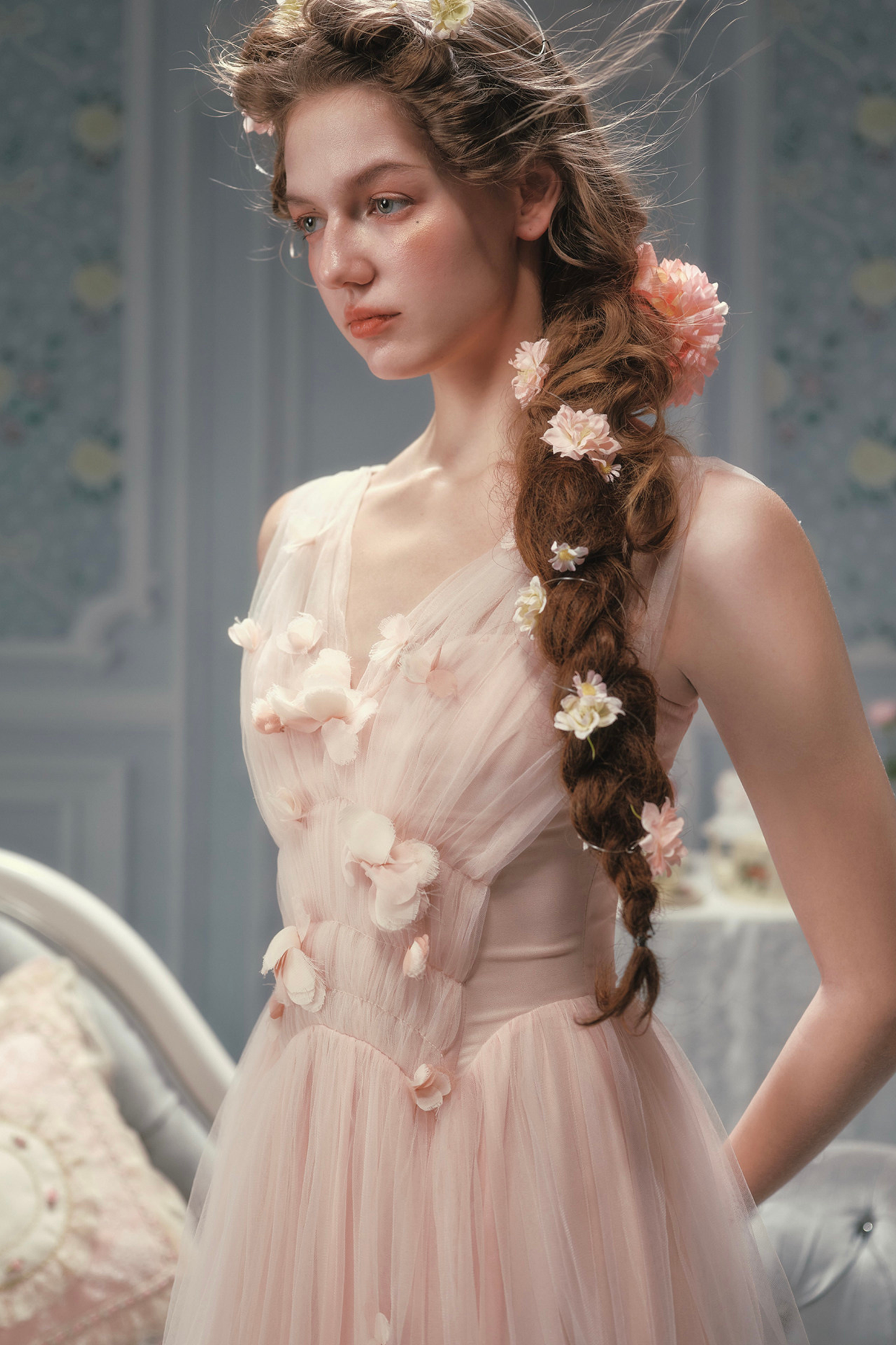 Romantic French Lace Dress