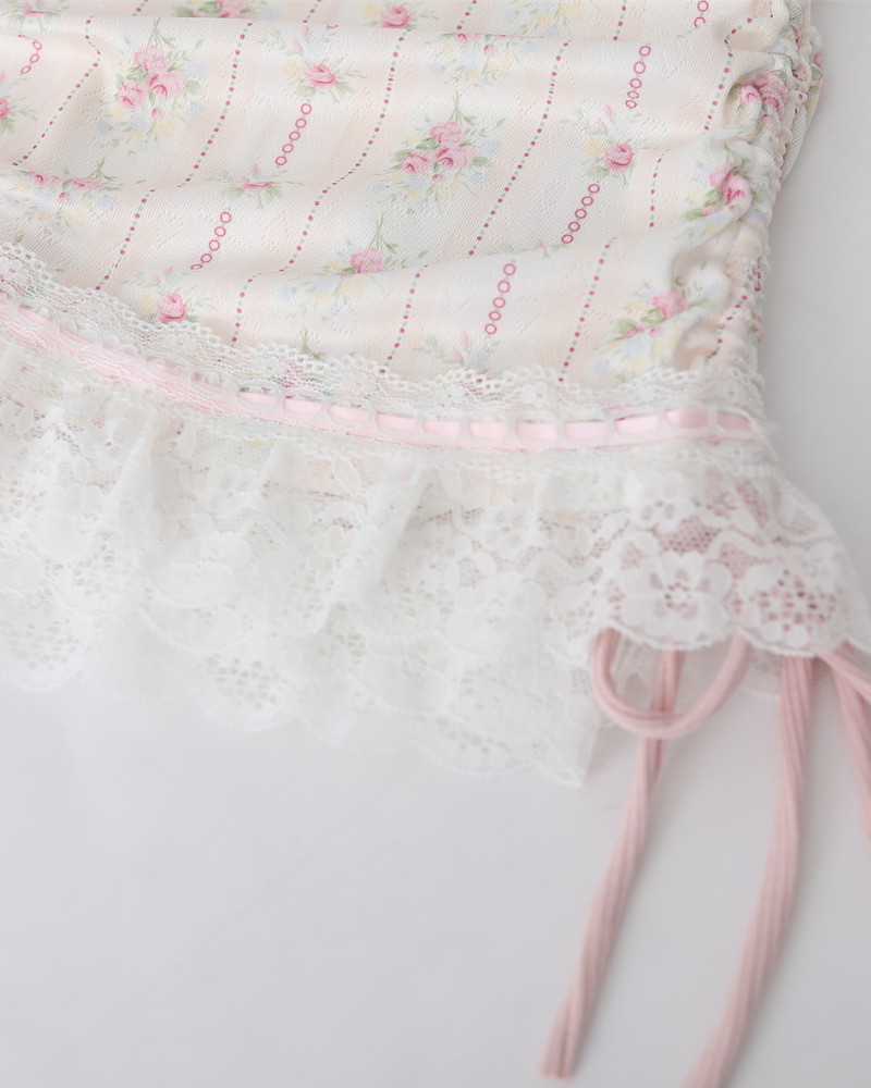 Ballet French Lace Three-piece Coord Set