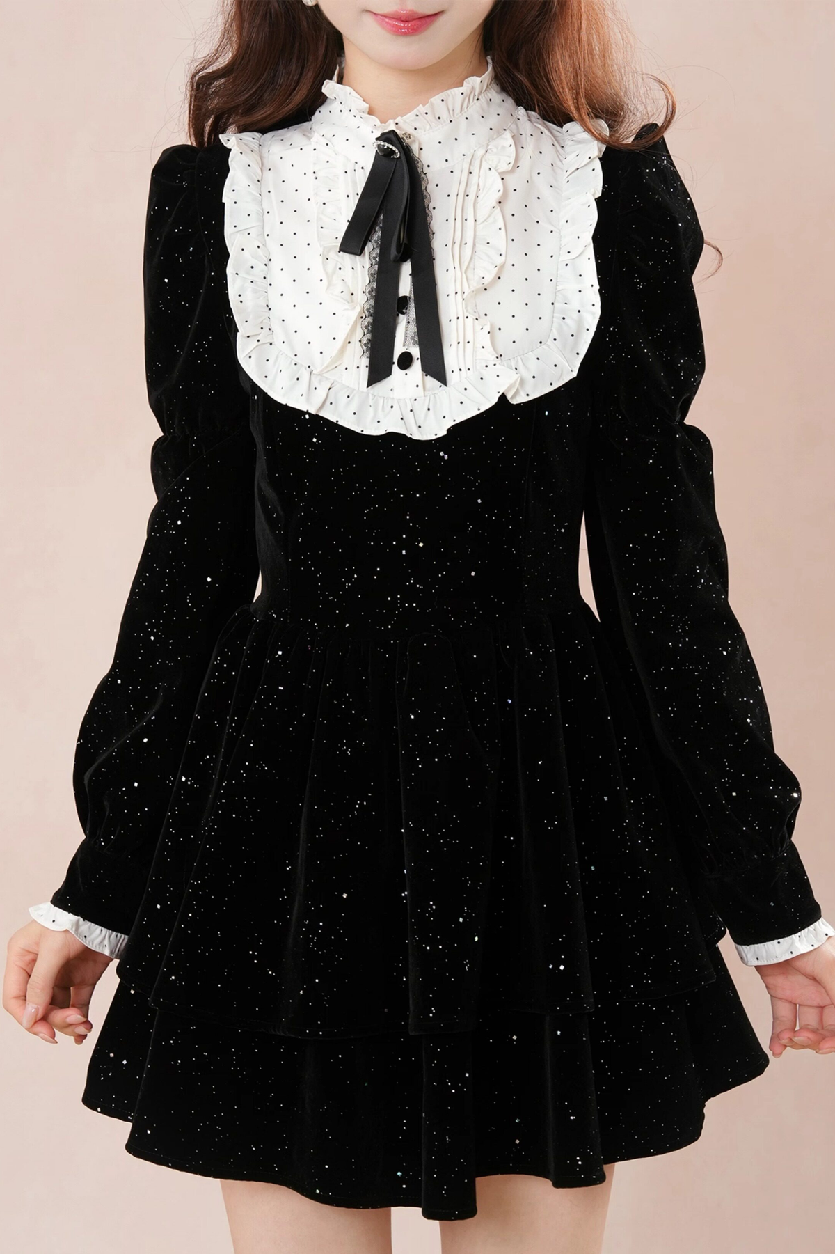 Velvet Shimmer Princess Dress