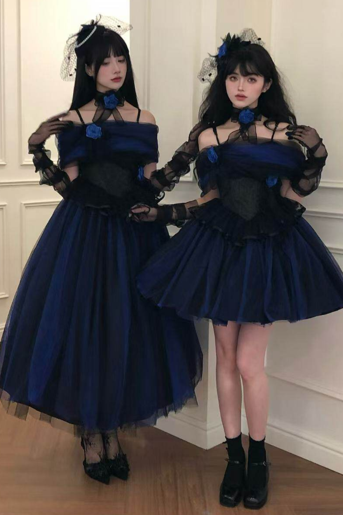 Klein Blue Shimmer Lolita Dress
