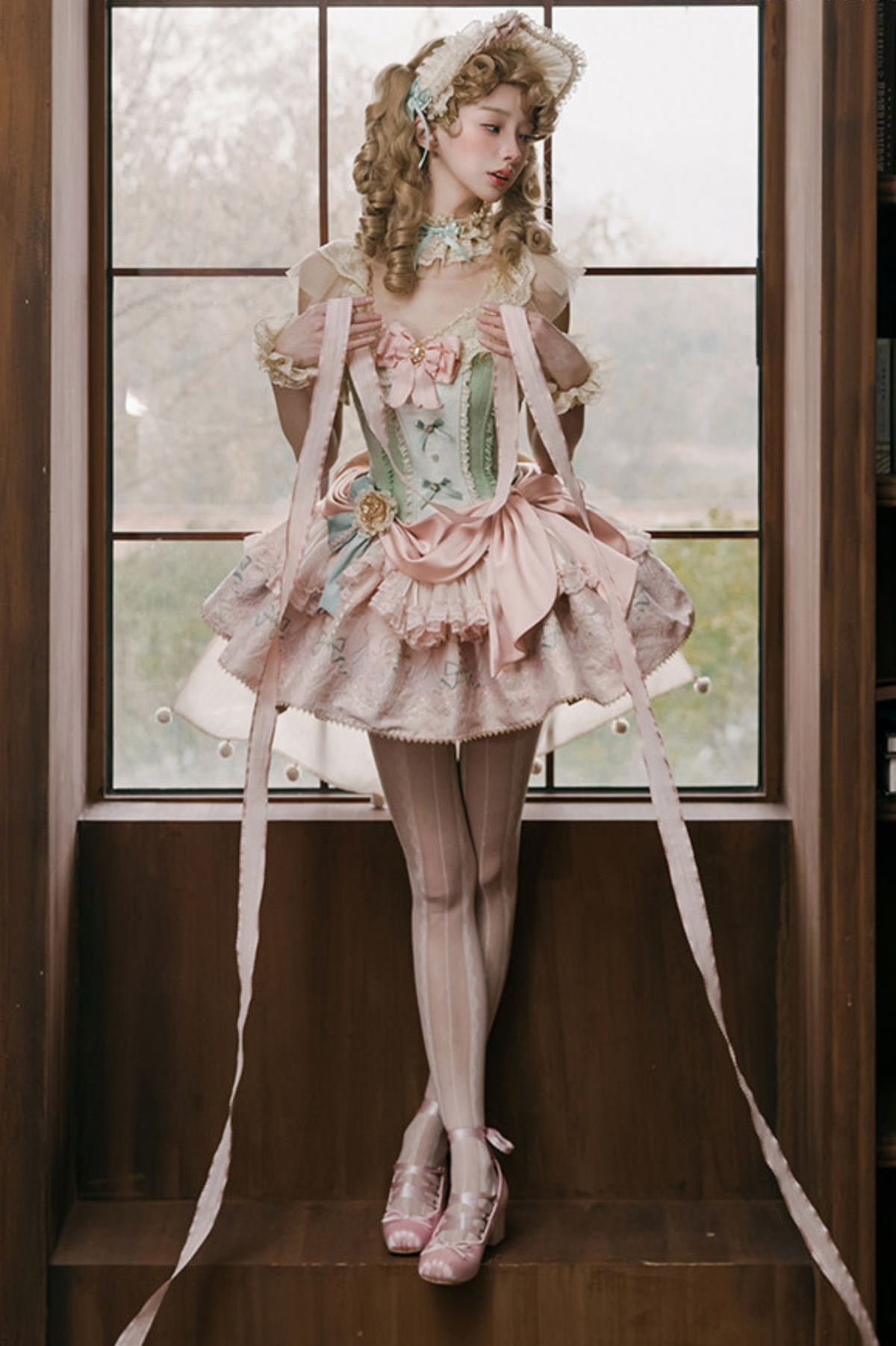 Little Dia Sweet Lolita Dress + BNT + Neck Accessories