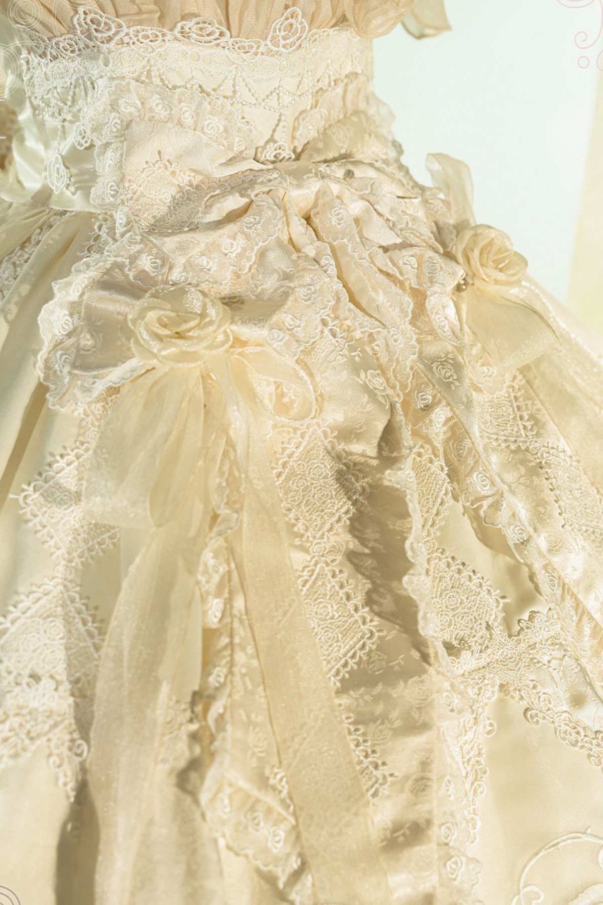 Fairy Princess Lolita Jumper Skirt + Hair Accessories + Sleeves