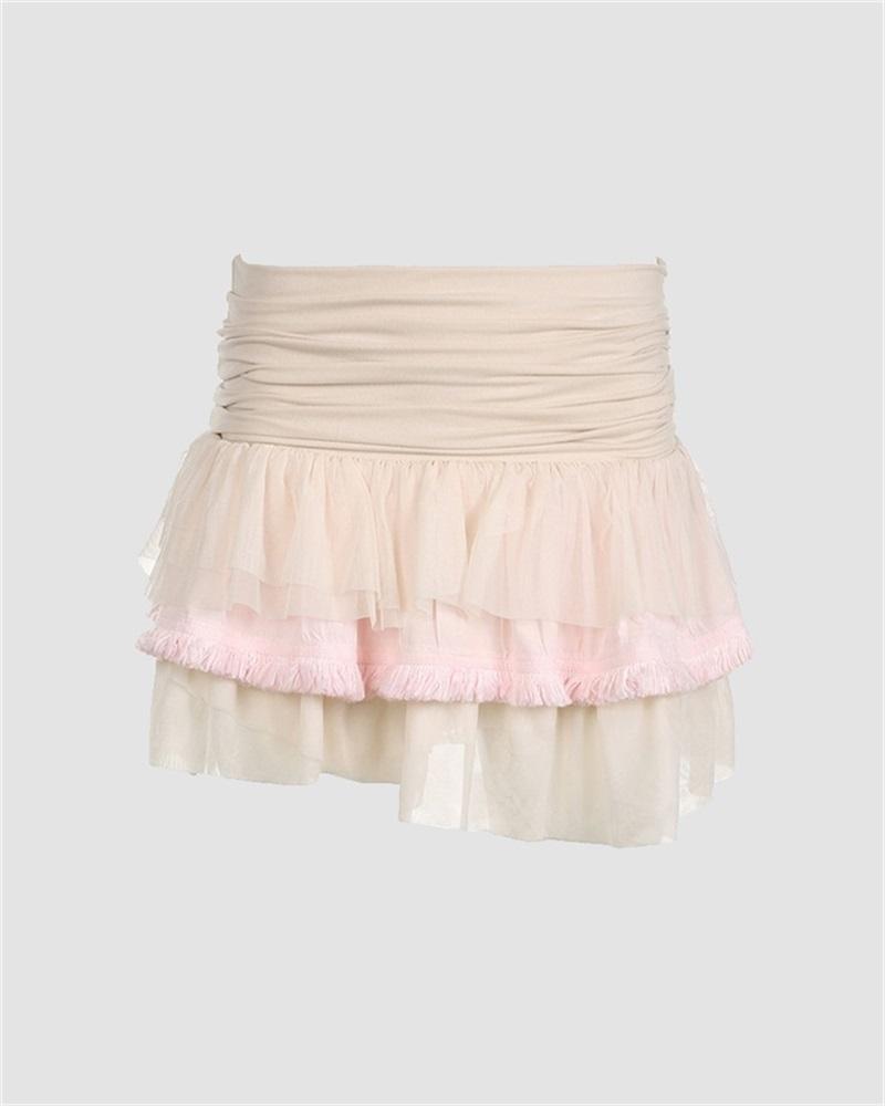 Mini Ruffled Skirt