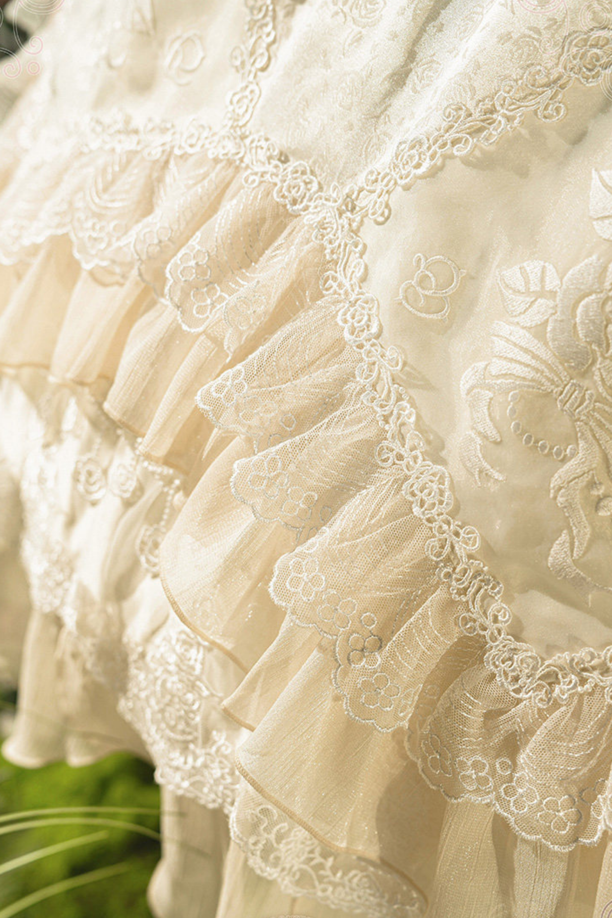 Fairy Princess Lolita Jumper Skirt + Hair Accessories + Sleeves