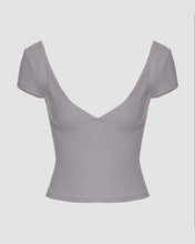 Load image into Gallery viewer, Equinox Illuminum Scoop Neck Coquette Top
