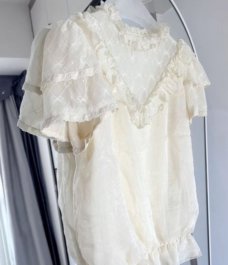Plus Size Lolita Short Sleeve Shirt