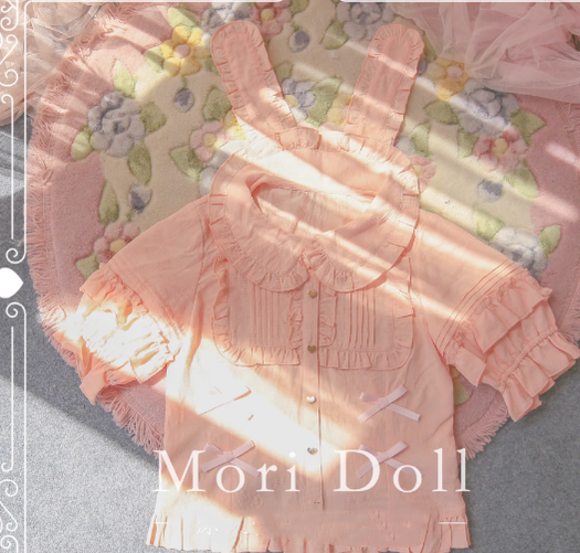 Kawaii Lolita Rabbit Ears Short Sleeve Shirt Multicolors