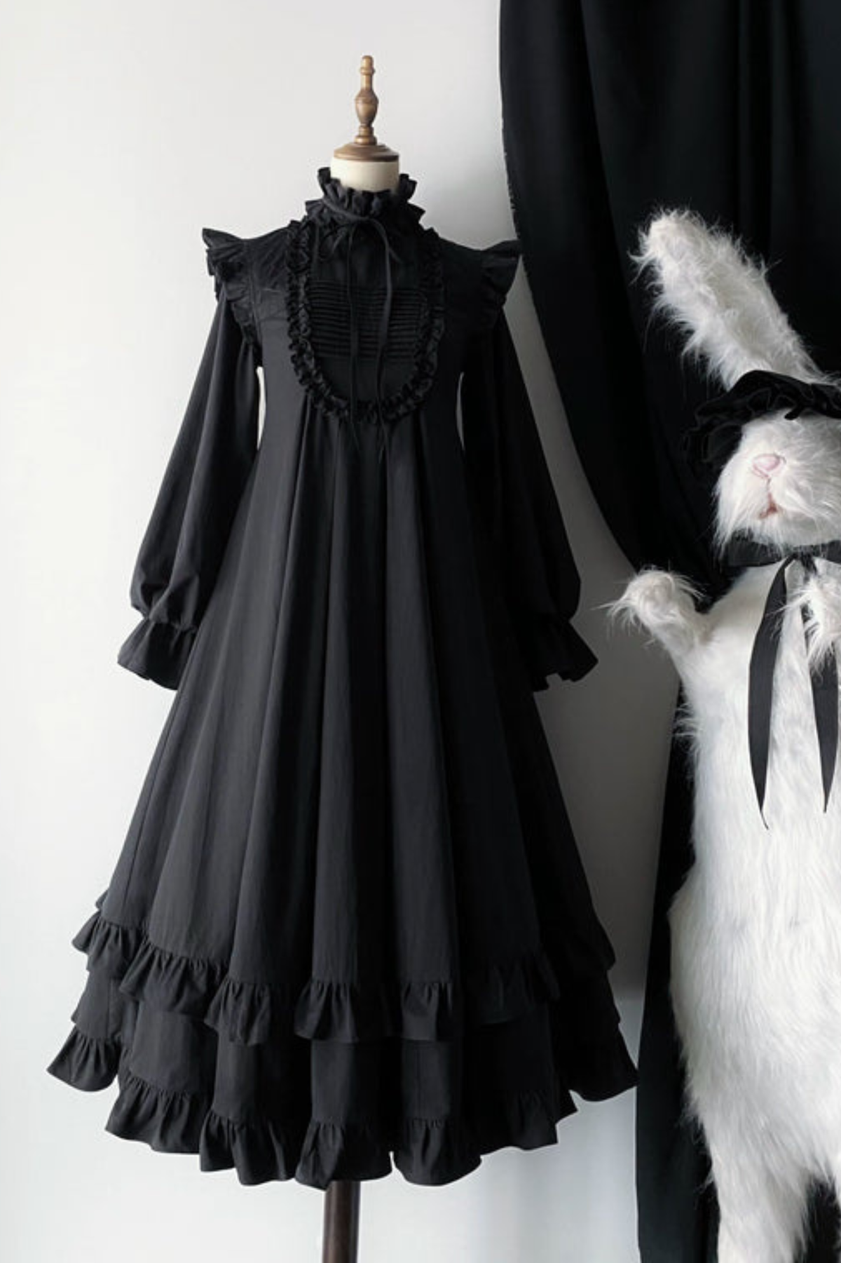 Pure Blood Lolita Dress + Headband + Brooch + Hat