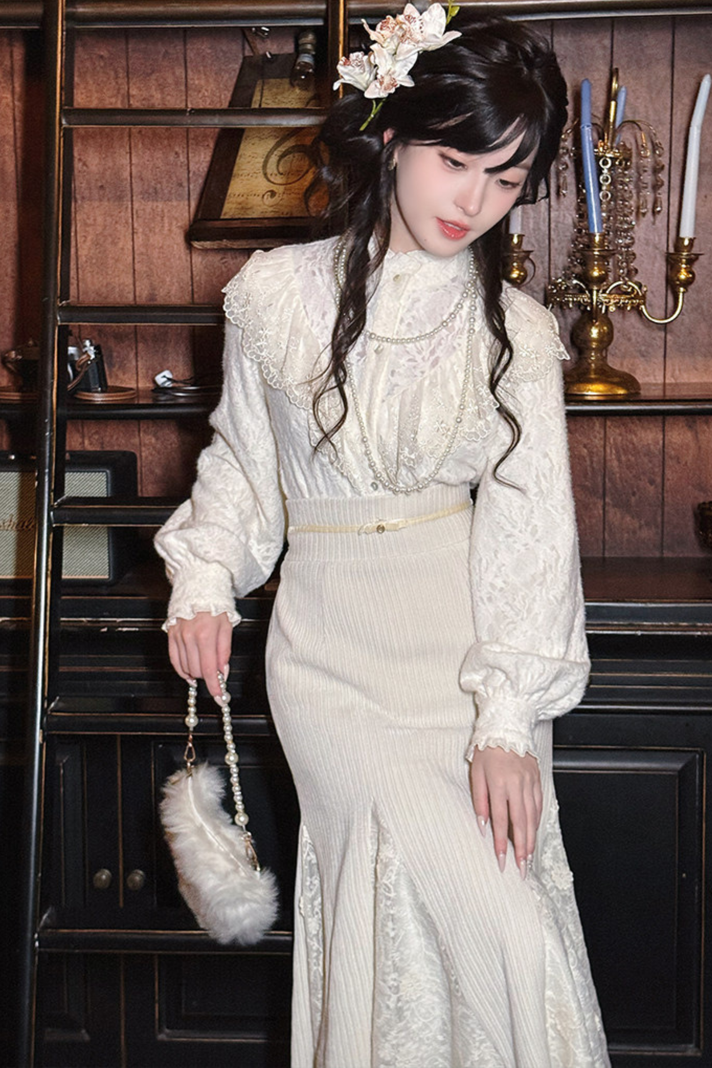 Moonlight Lace Knit Set