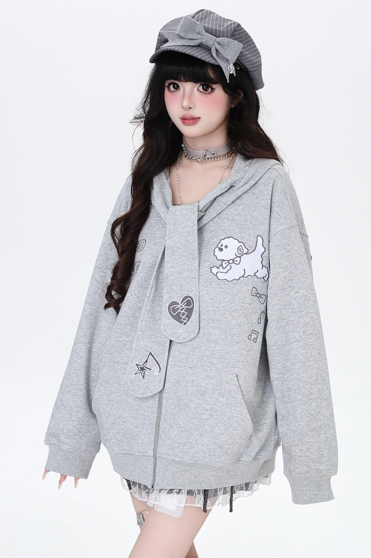 Rabbit Ear Loose Hoodie