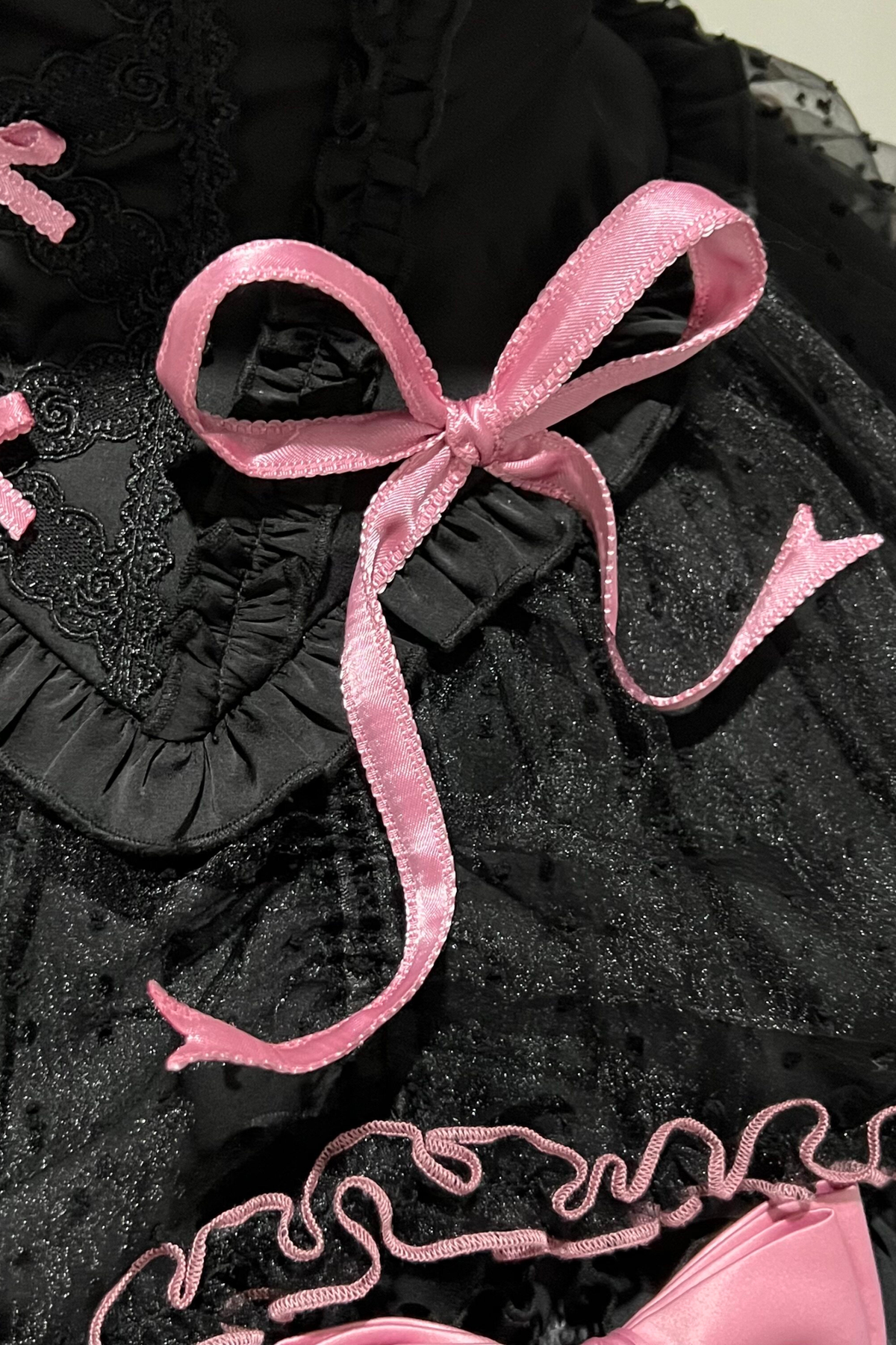 【Pre-order until March 10】Candy Heartbeat Lolita Shirt + Jumper Skirt + Hat + Ribbon