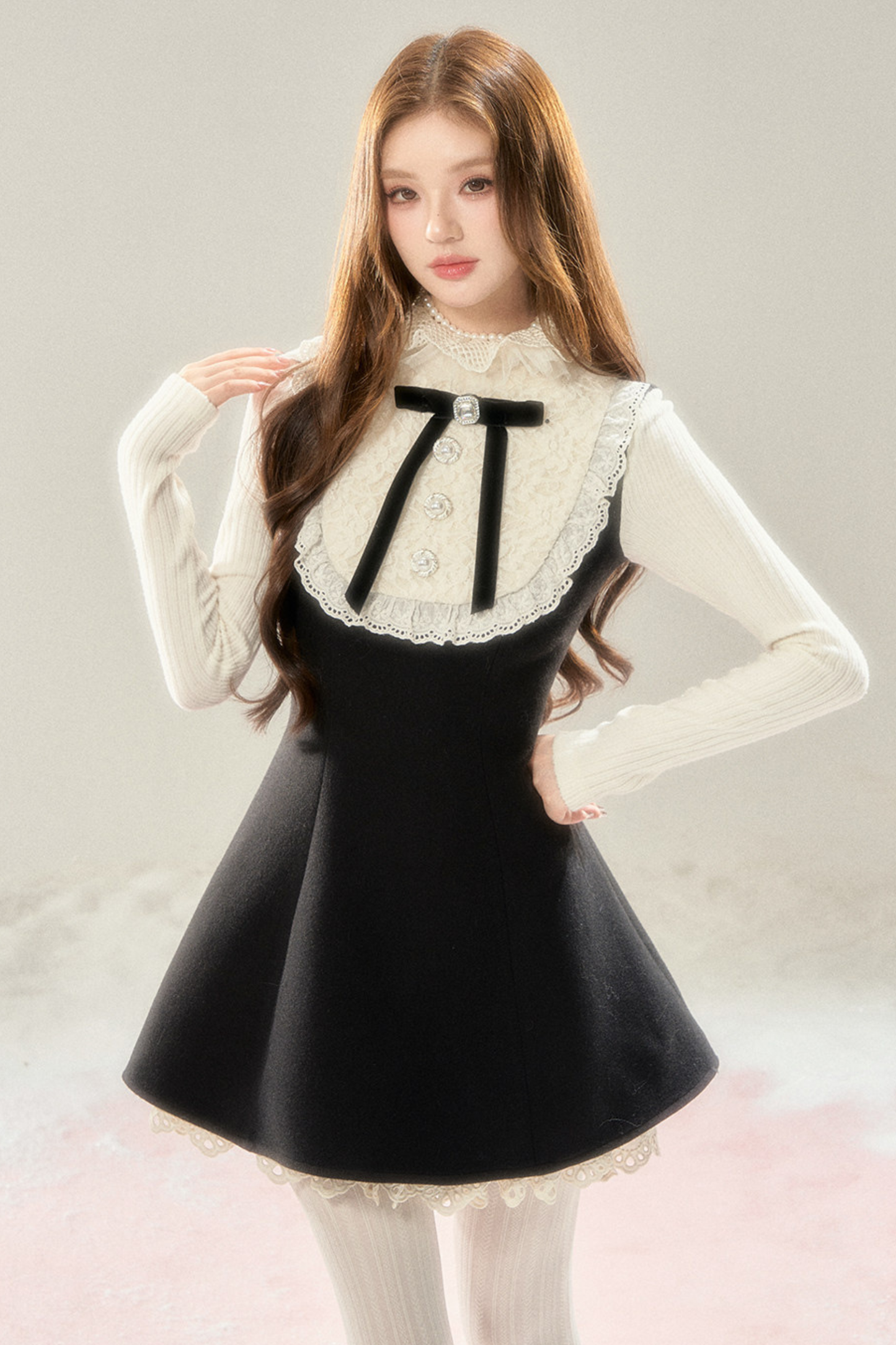 French Doll Style Flare Dress