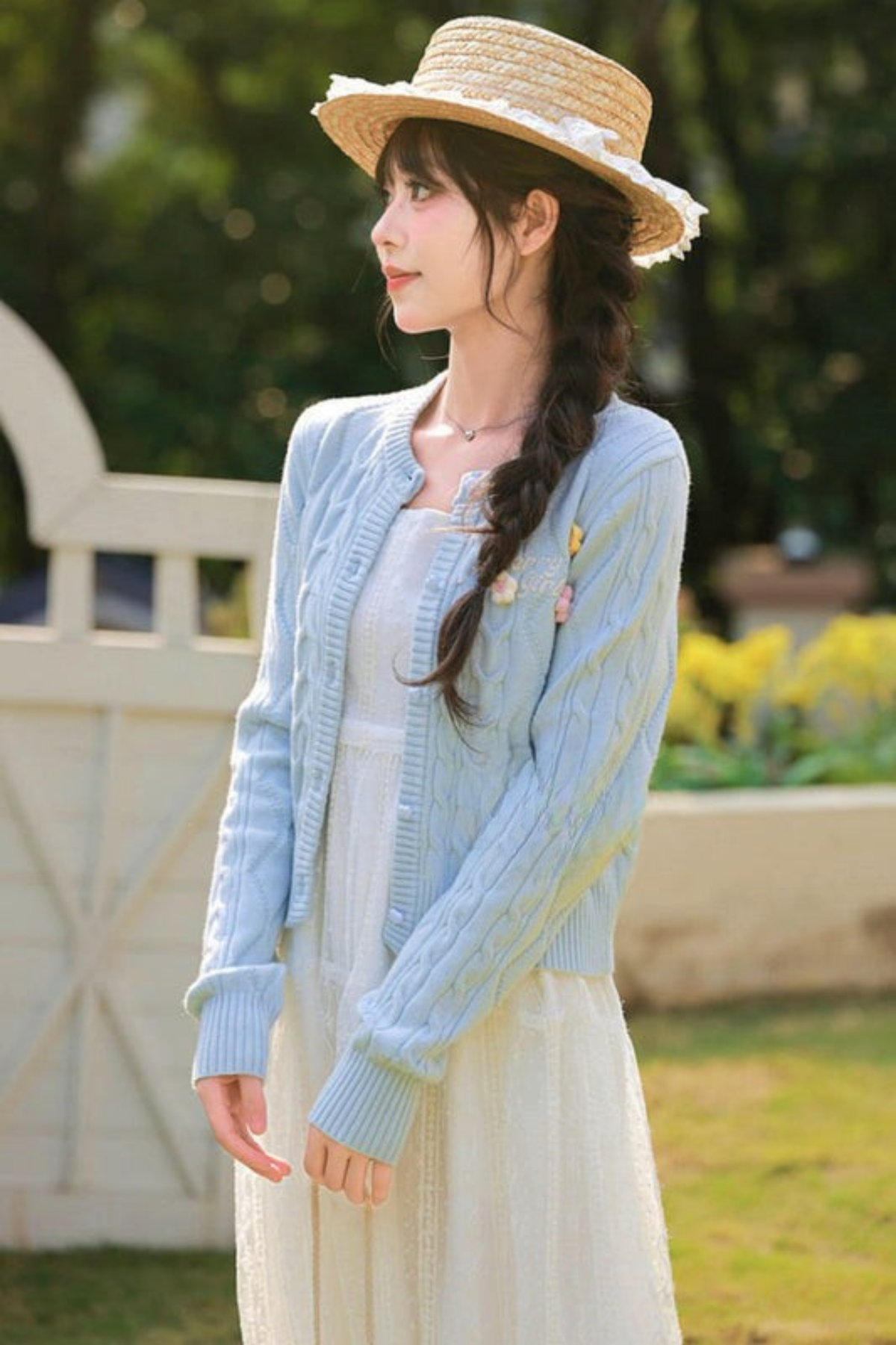 Sweet Retro Knit Cardigan