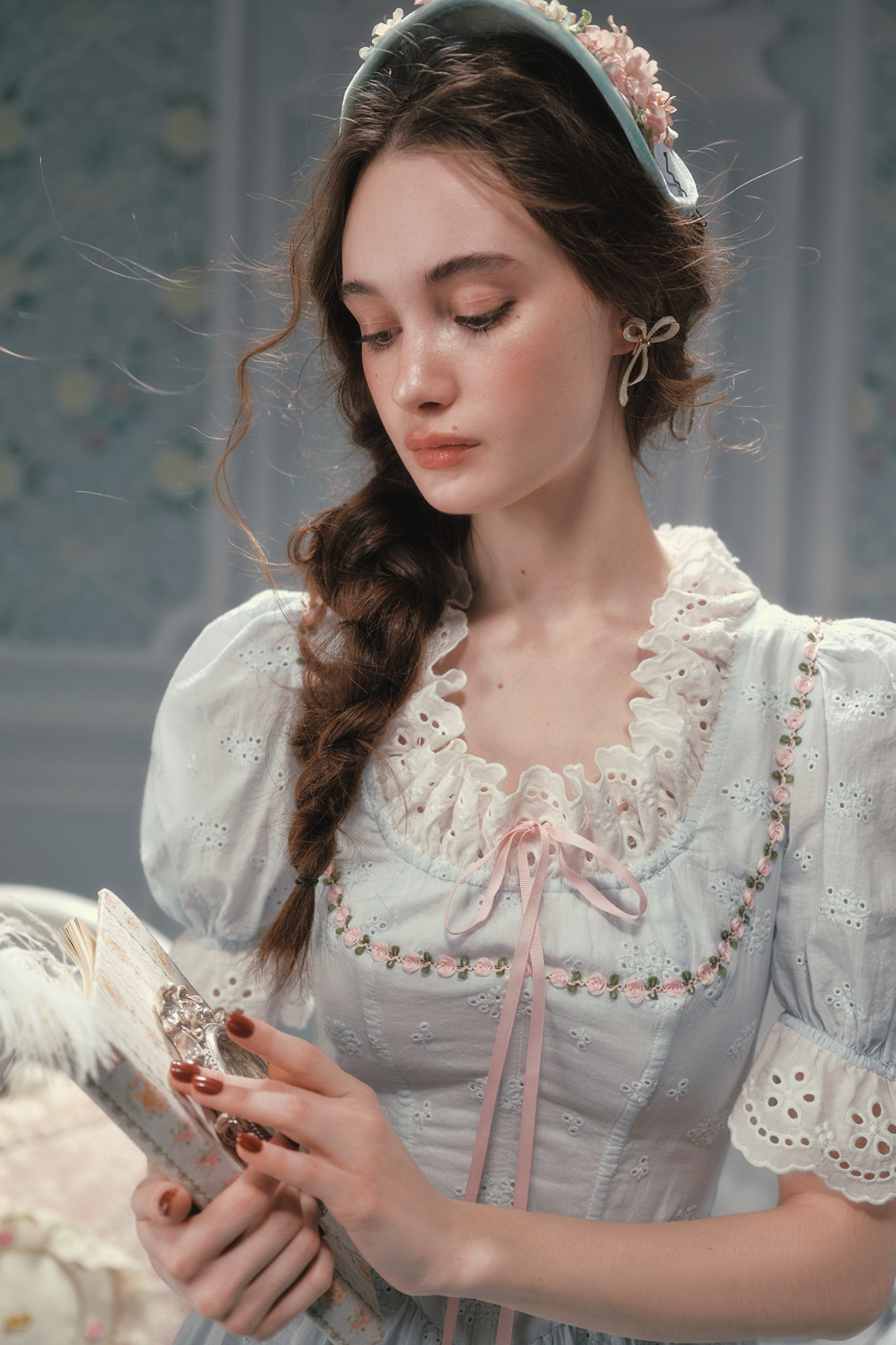 Élysée Cotton Fishbone Dress