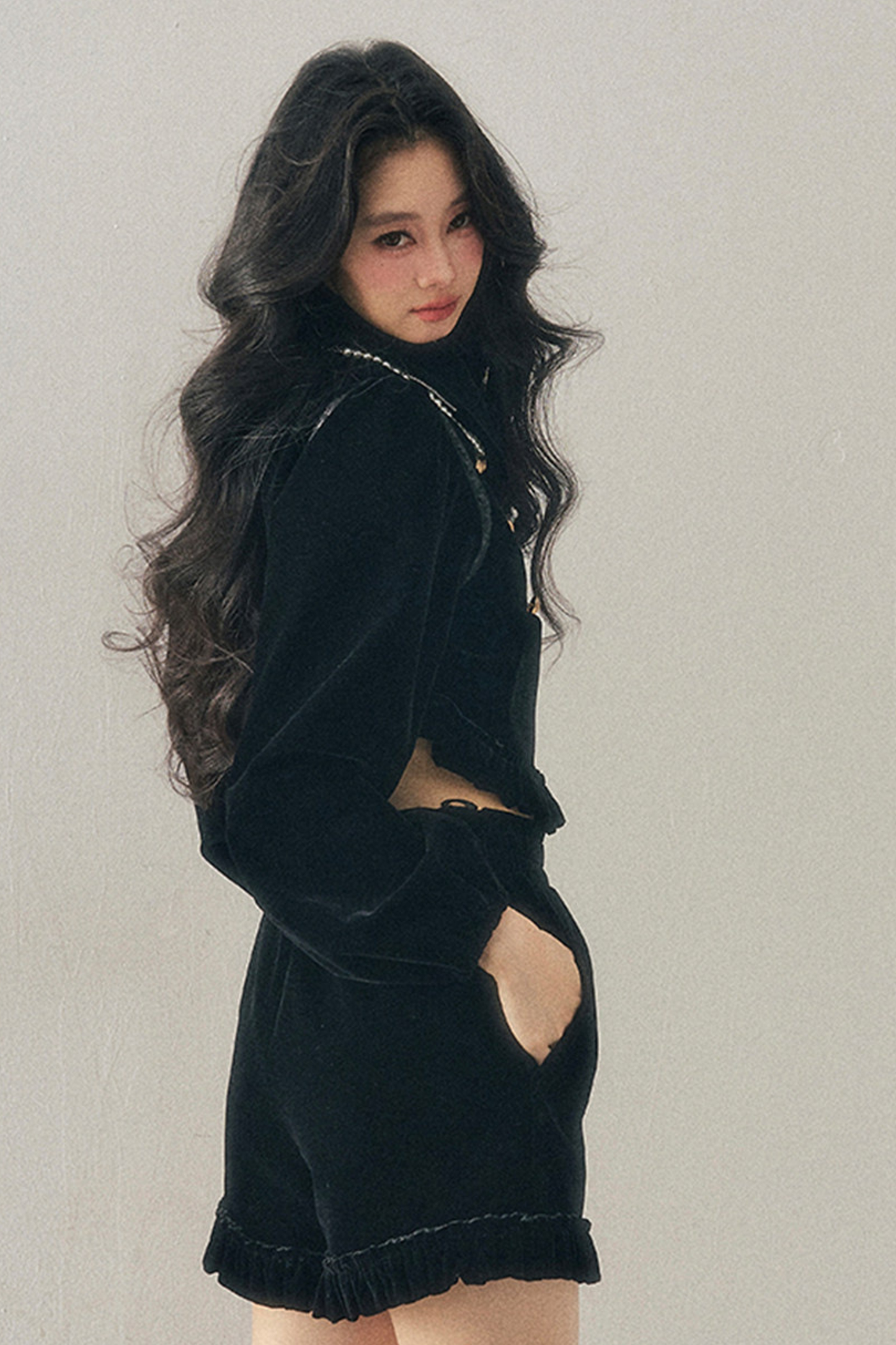 French Velvet Jacket + Shorts