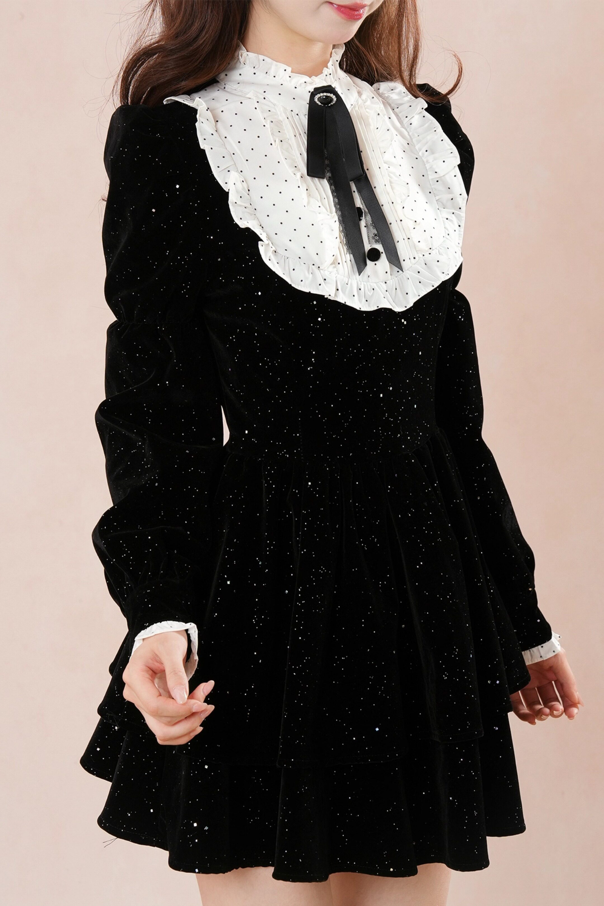 Velvet Shimmer Princess Dress