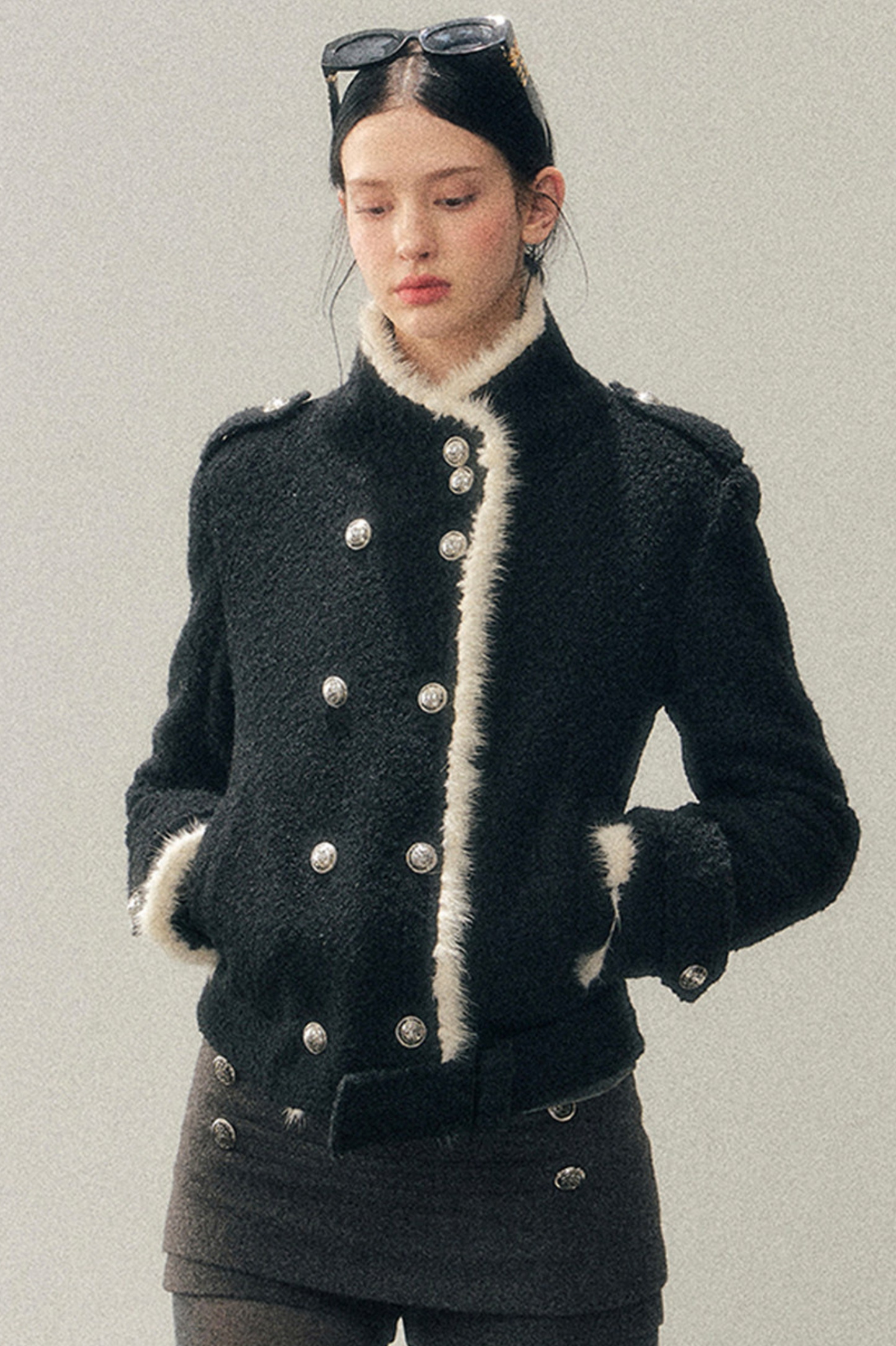 Chic Edgy Double Coat