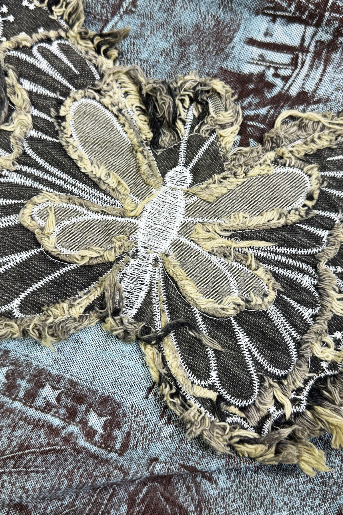 Miraid Butterfly Sheer Top