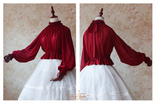 Long Puff Sleeve Lolita Blouse
