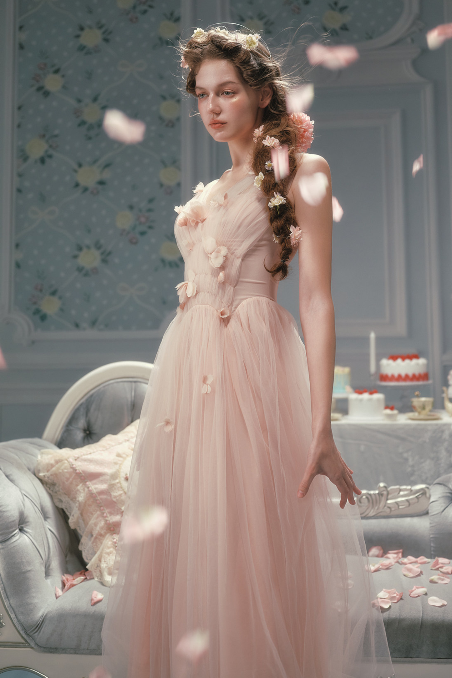 Romantic French Lace Dress