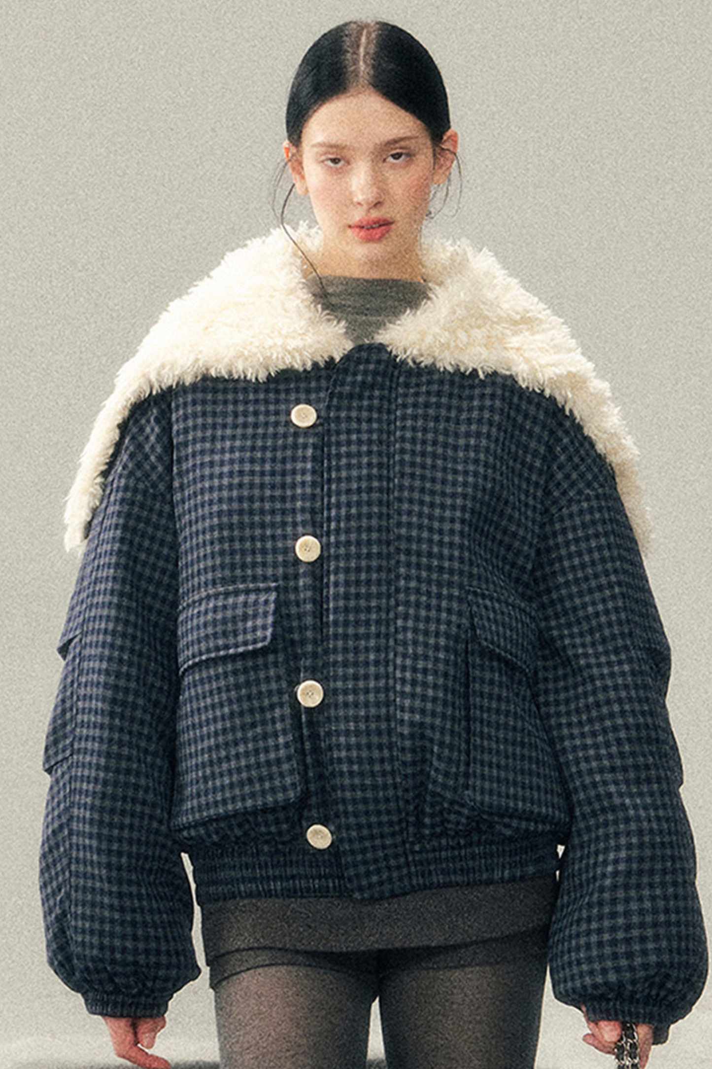 Silent Blue Lamb Mode Jacket