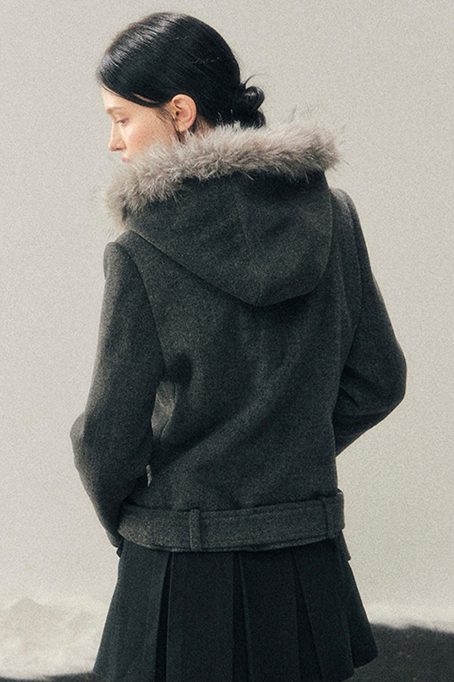French Hepburn Fur Jacket + Skirt