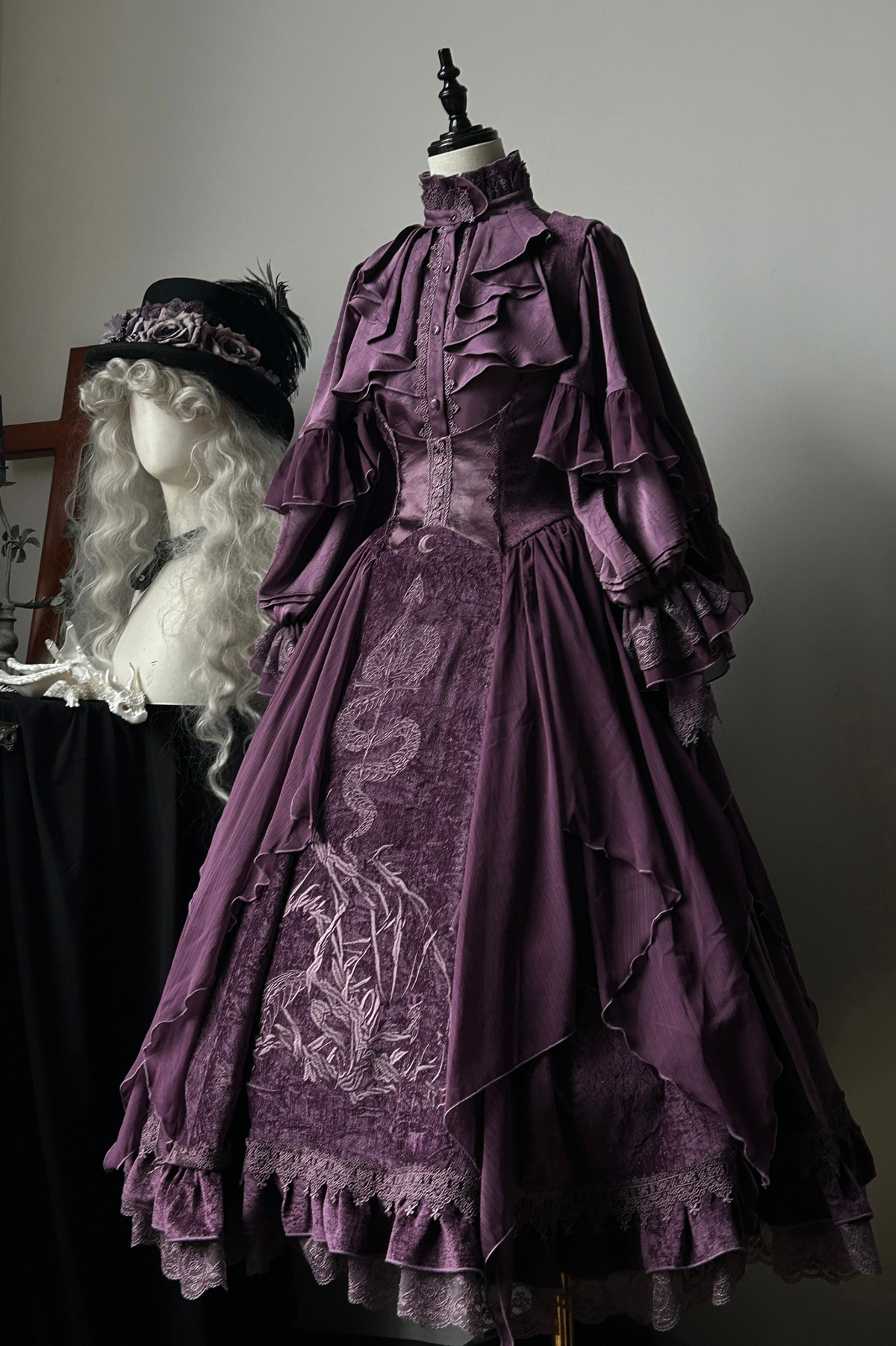 Snake Moon Night Lolita Jumper Skirt
