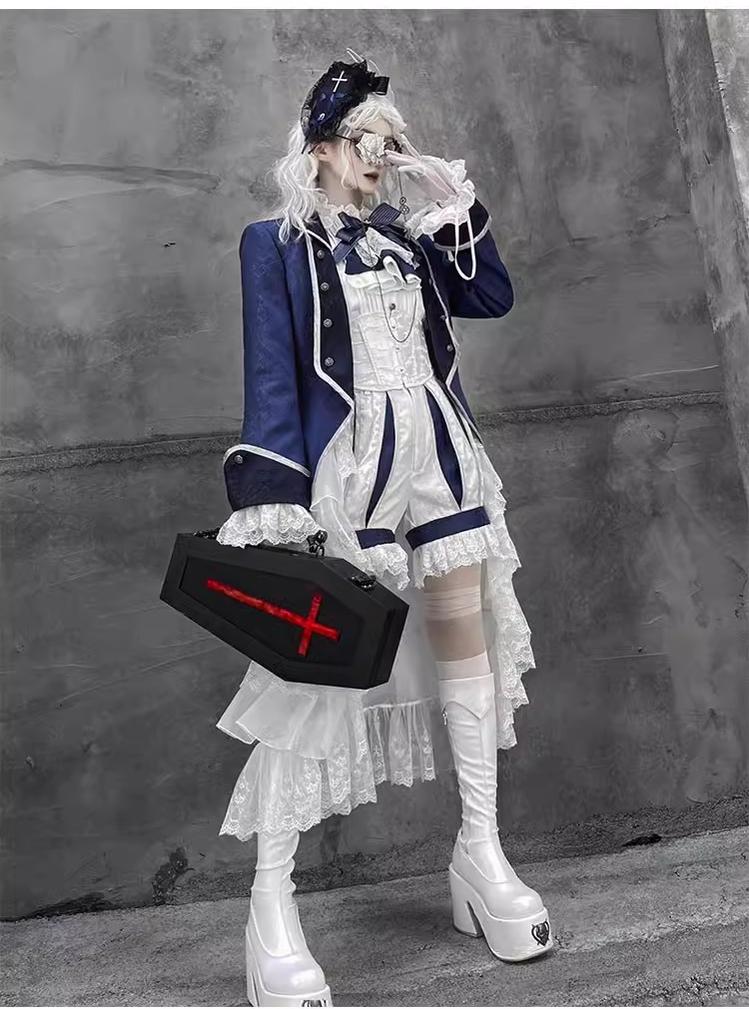 Ouji Lolita Shorts Suits Prince Male Lolita Shirt