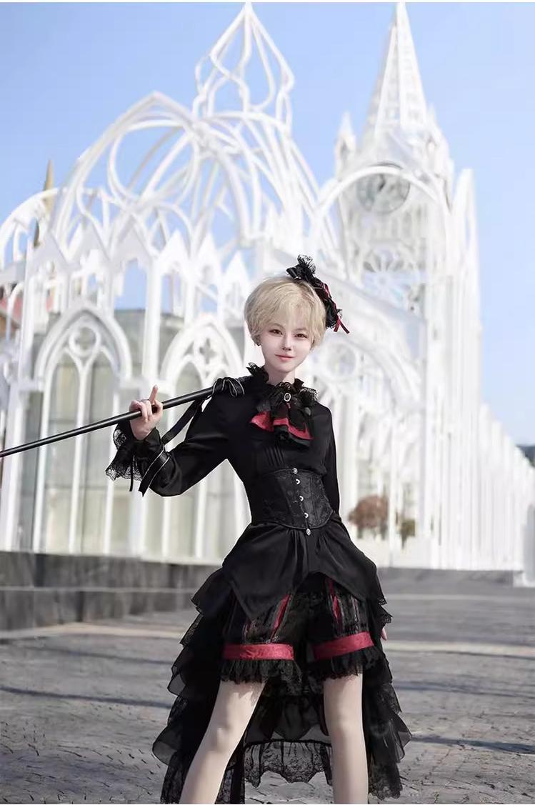 Ouji Lolita Shorts Suits Prince Male Lolita Shirt
