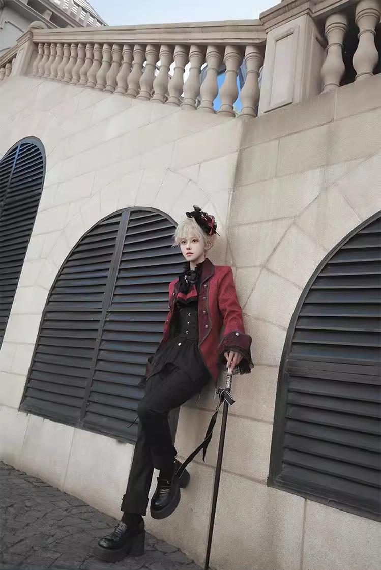 Ouji Lolita Shorts Suits Prince Male Lolita Shirt