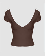 Load image into Gallery viewer, Equinox Illuminum Scoop Neck Coquette Top
