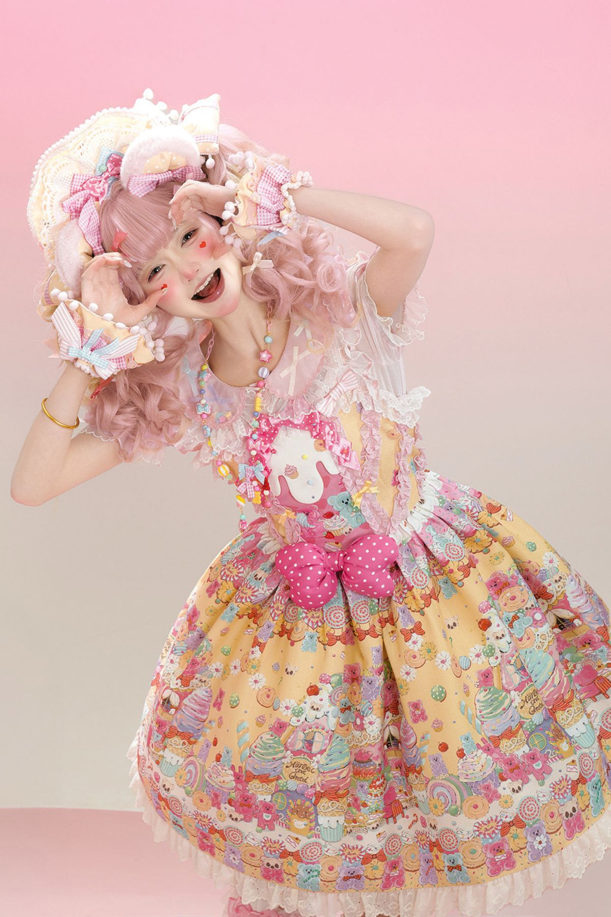 Sweetheart Candy Suspender Skirt + Jumper Skirt
