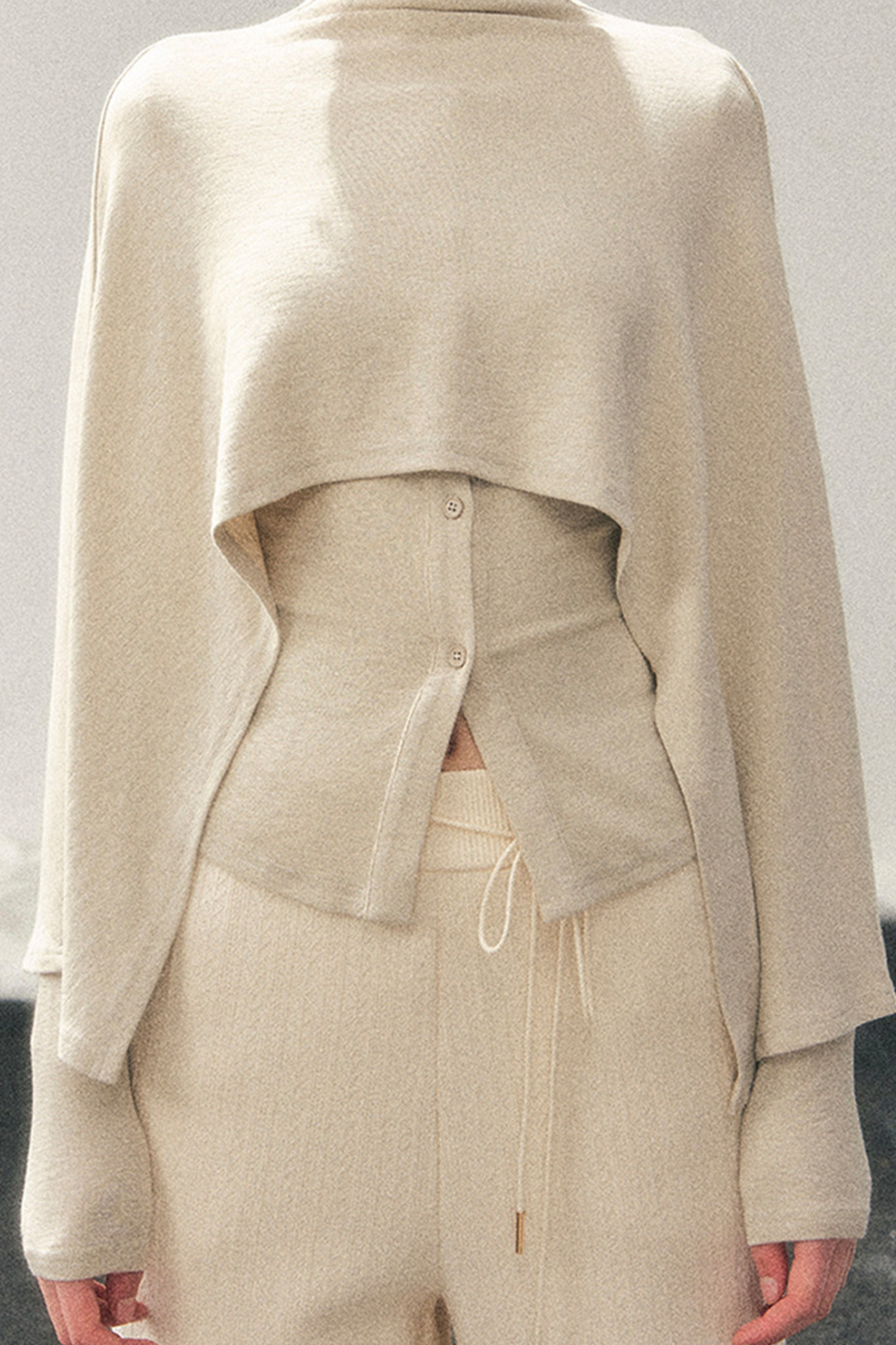 Edgy Tight Shawl + Top