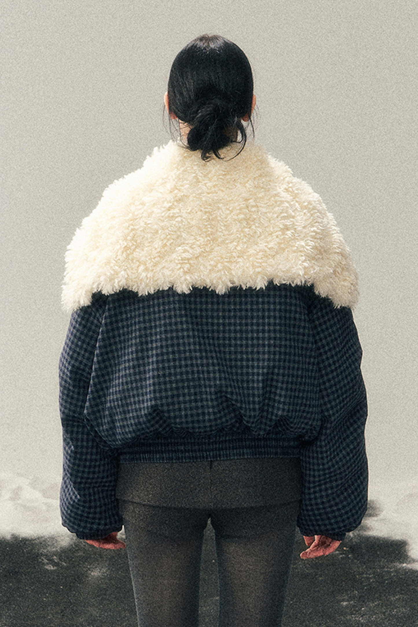 Silent Blue Lamb Mode Jacket