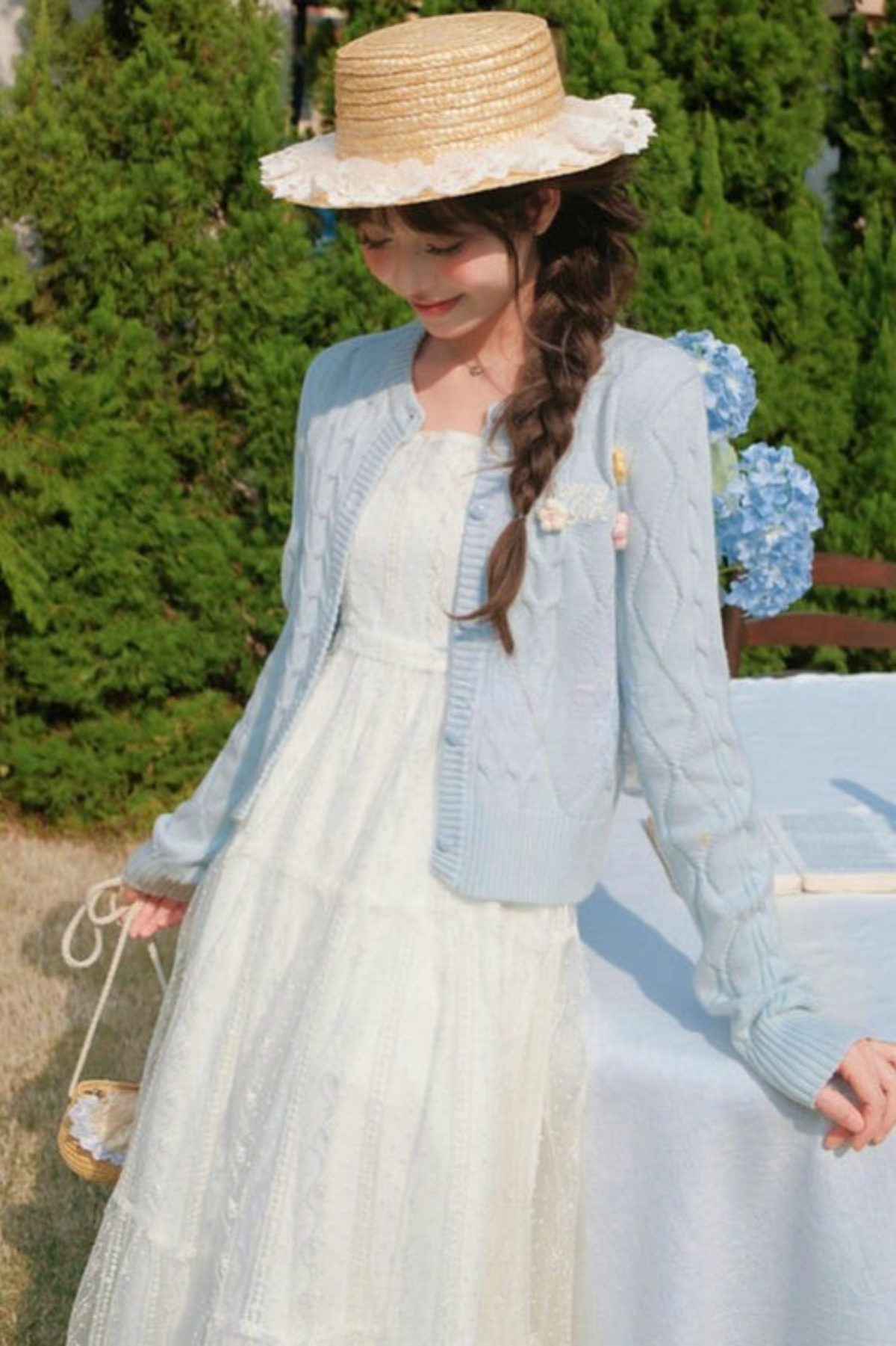 Sweet Retro Knit Cardigan