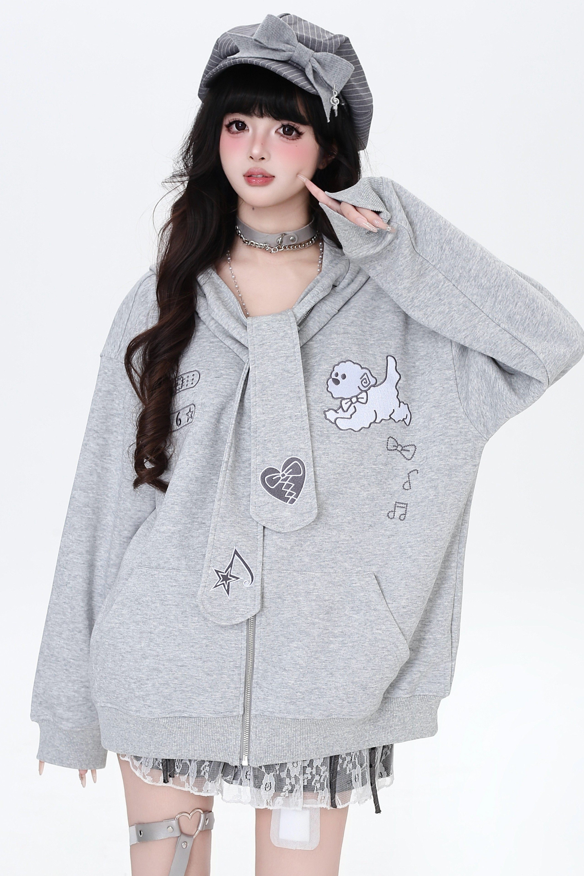 Rabbit Ear Loose Hoodie