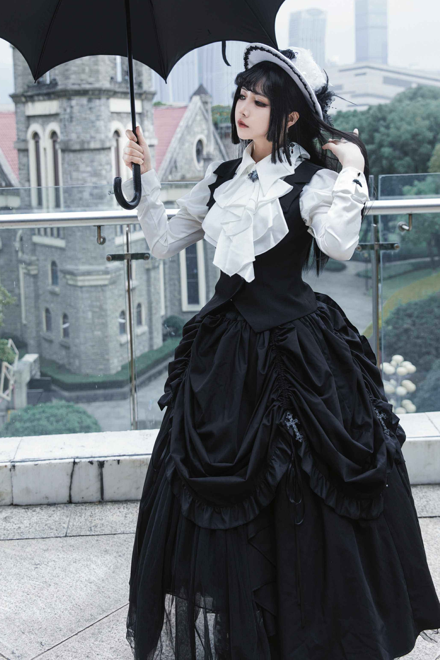 Gothic Wool Coat Suit