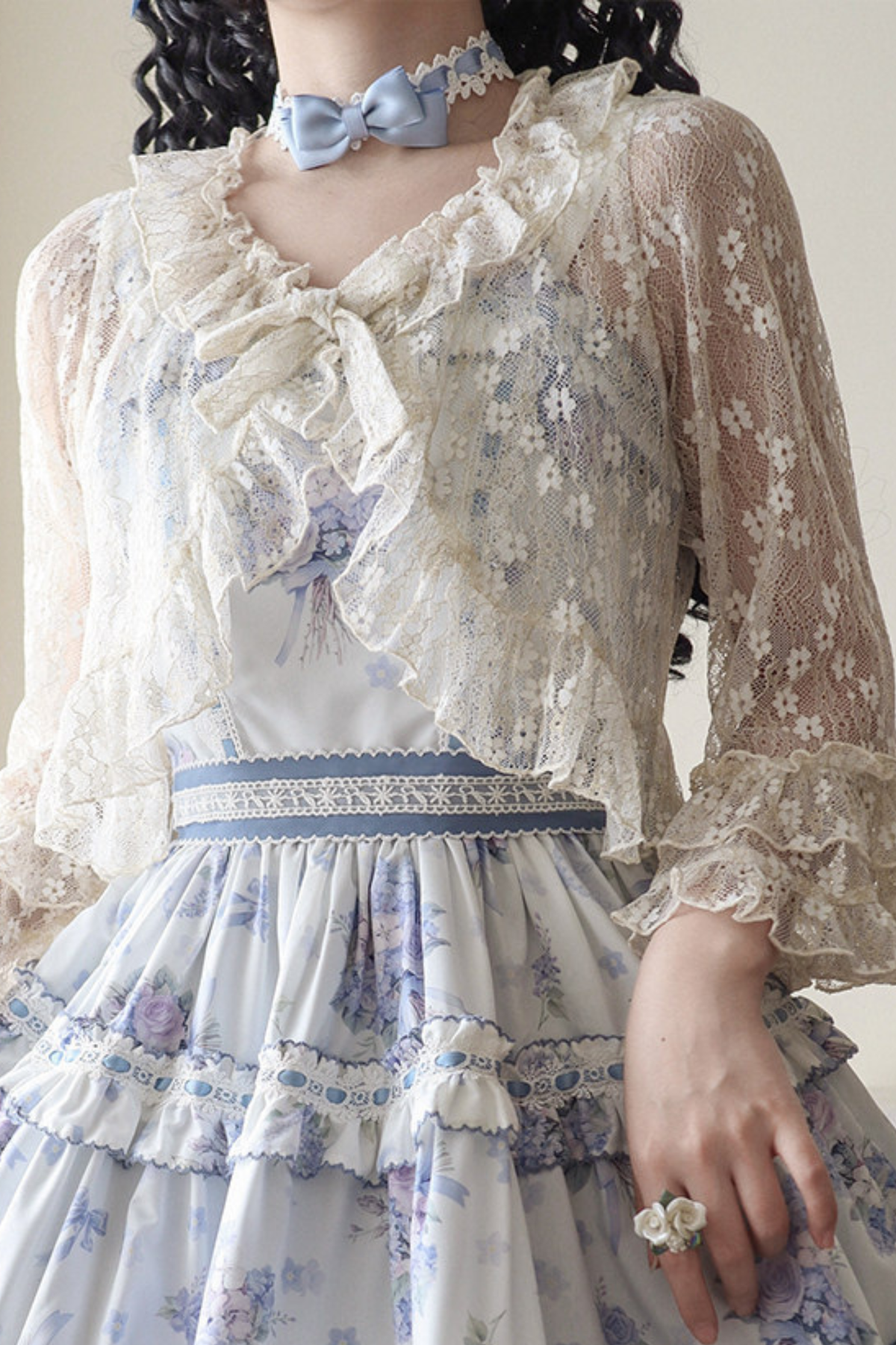 Eternal Sheer Lace Cardigan