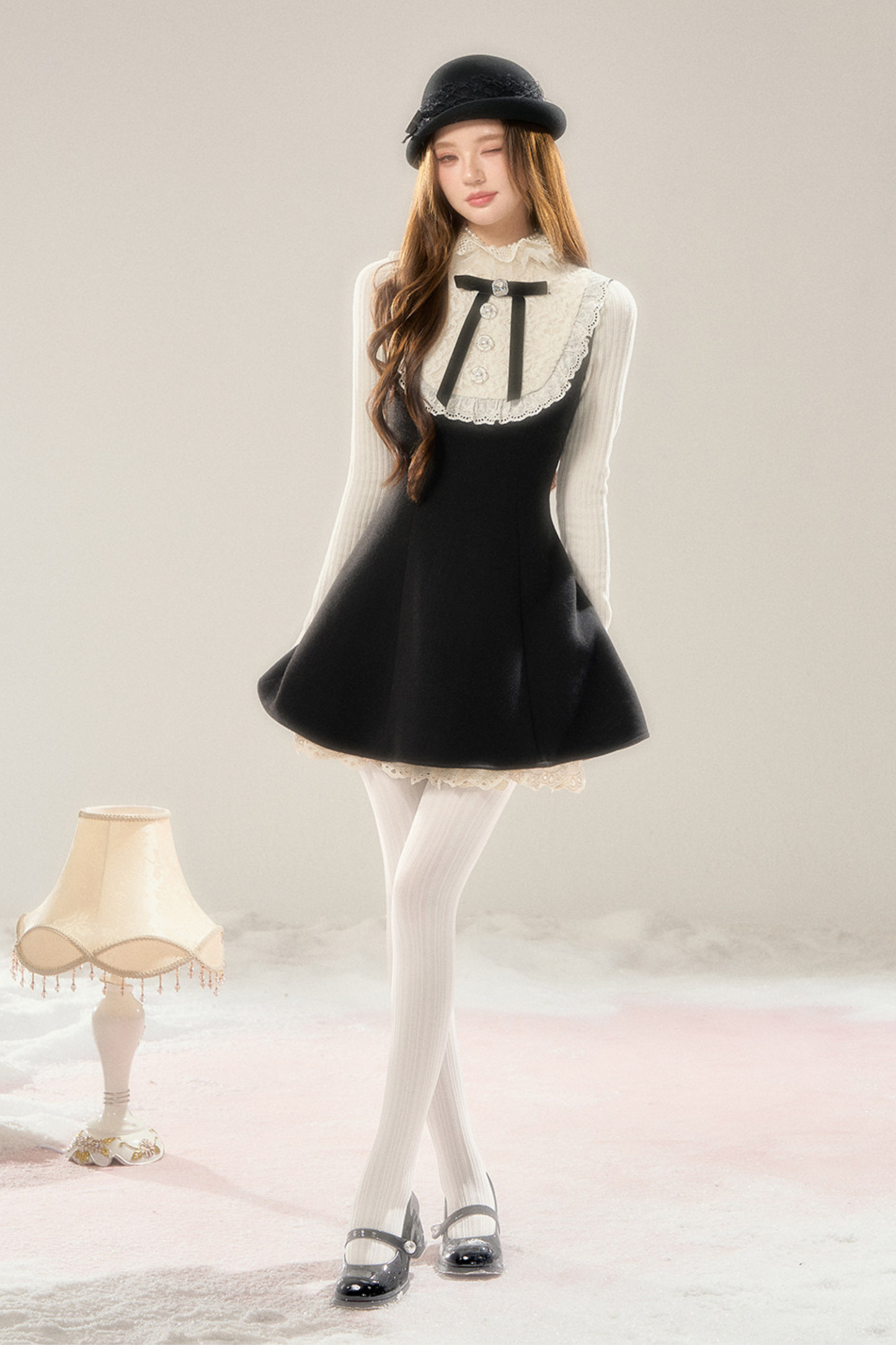 French Doll Style Flare Dress