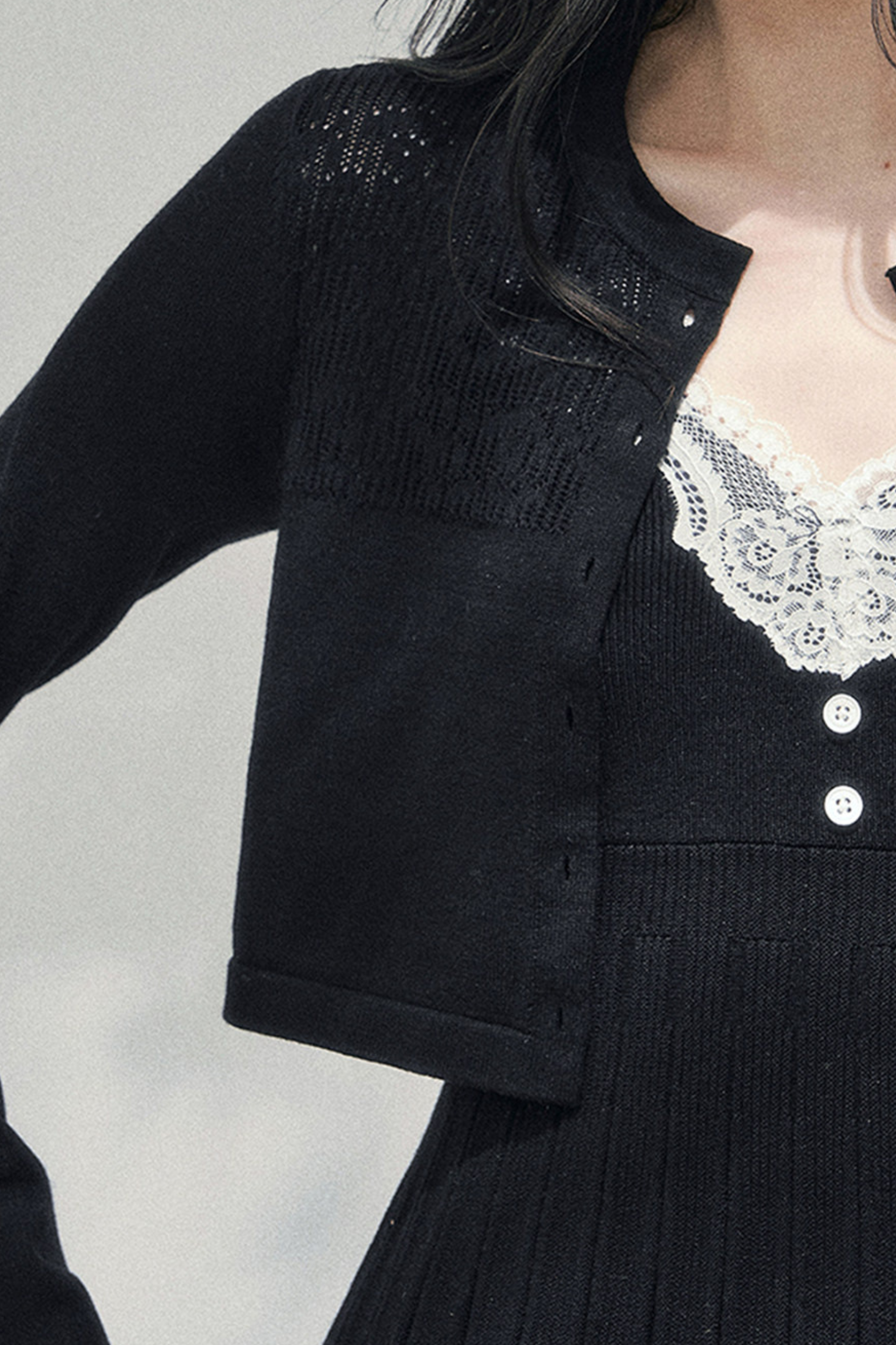 French Lace Jacket + Camisole Jacket