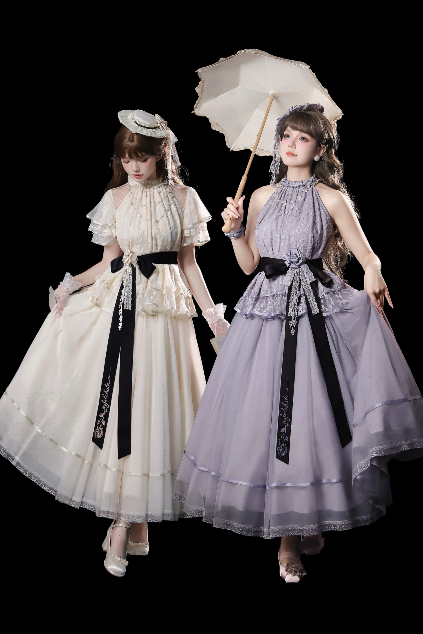 [Pre-order] Retro Elegant Inner + Top + Skirt + Accessories