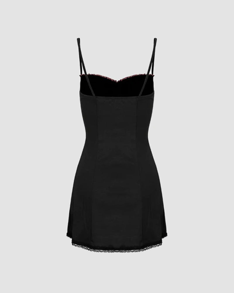 Cami Covert Ribbons Coquette Dress